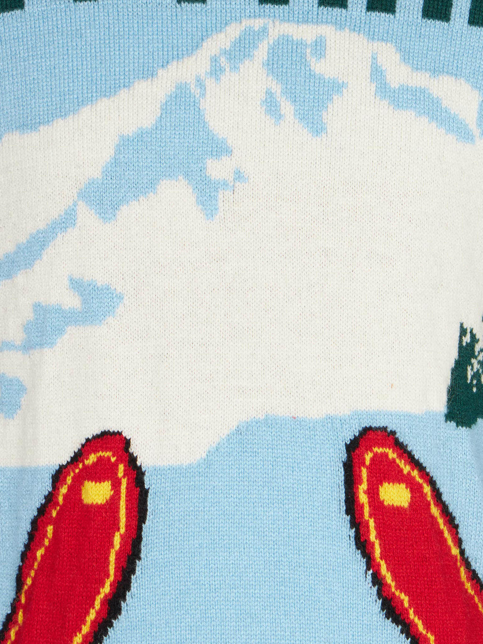 Maglione da bambino con stampa jacquard montagna - Image 3