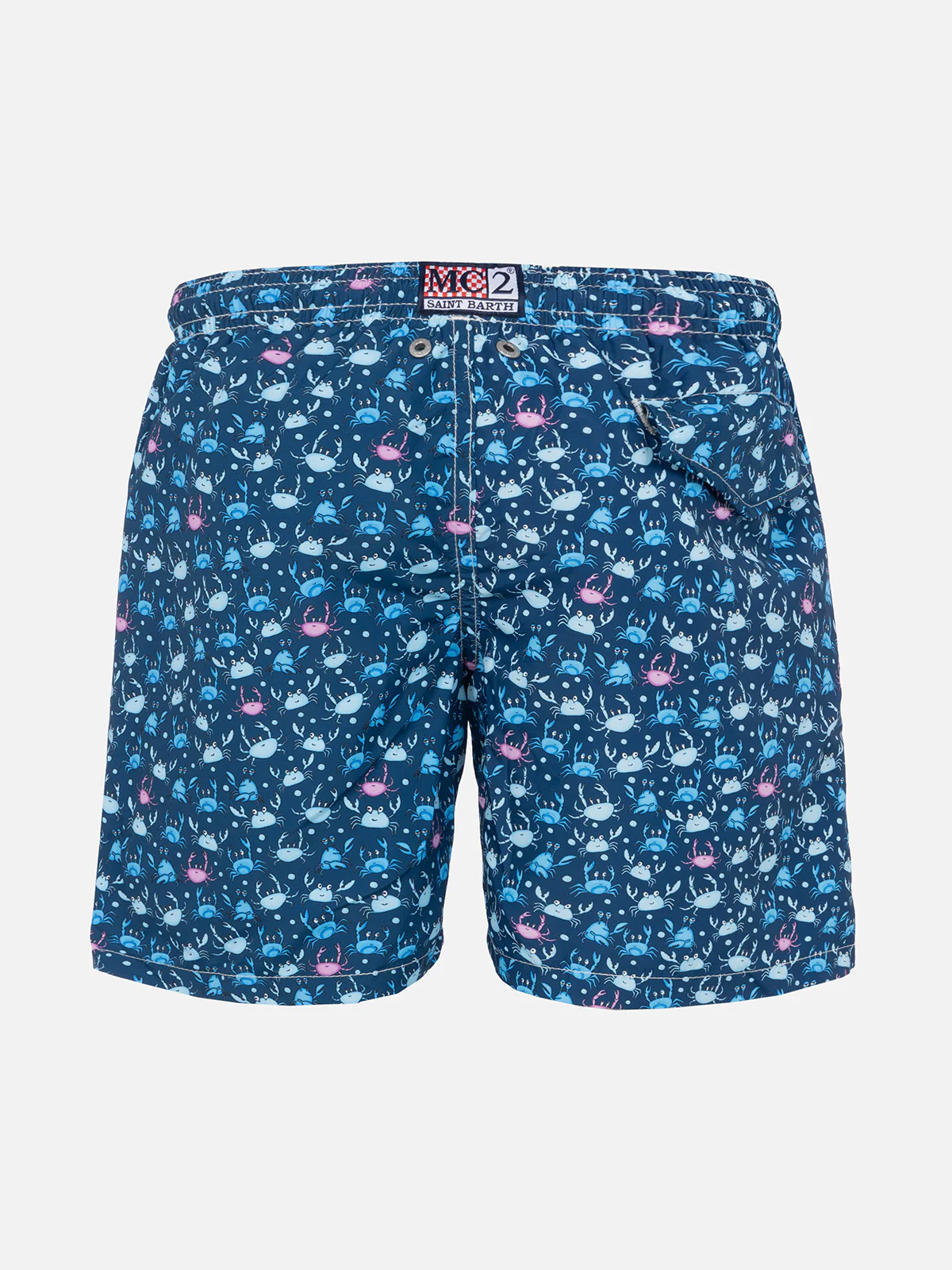 Costume da bagno da bambino con stampa granchi multicolore - Image 2