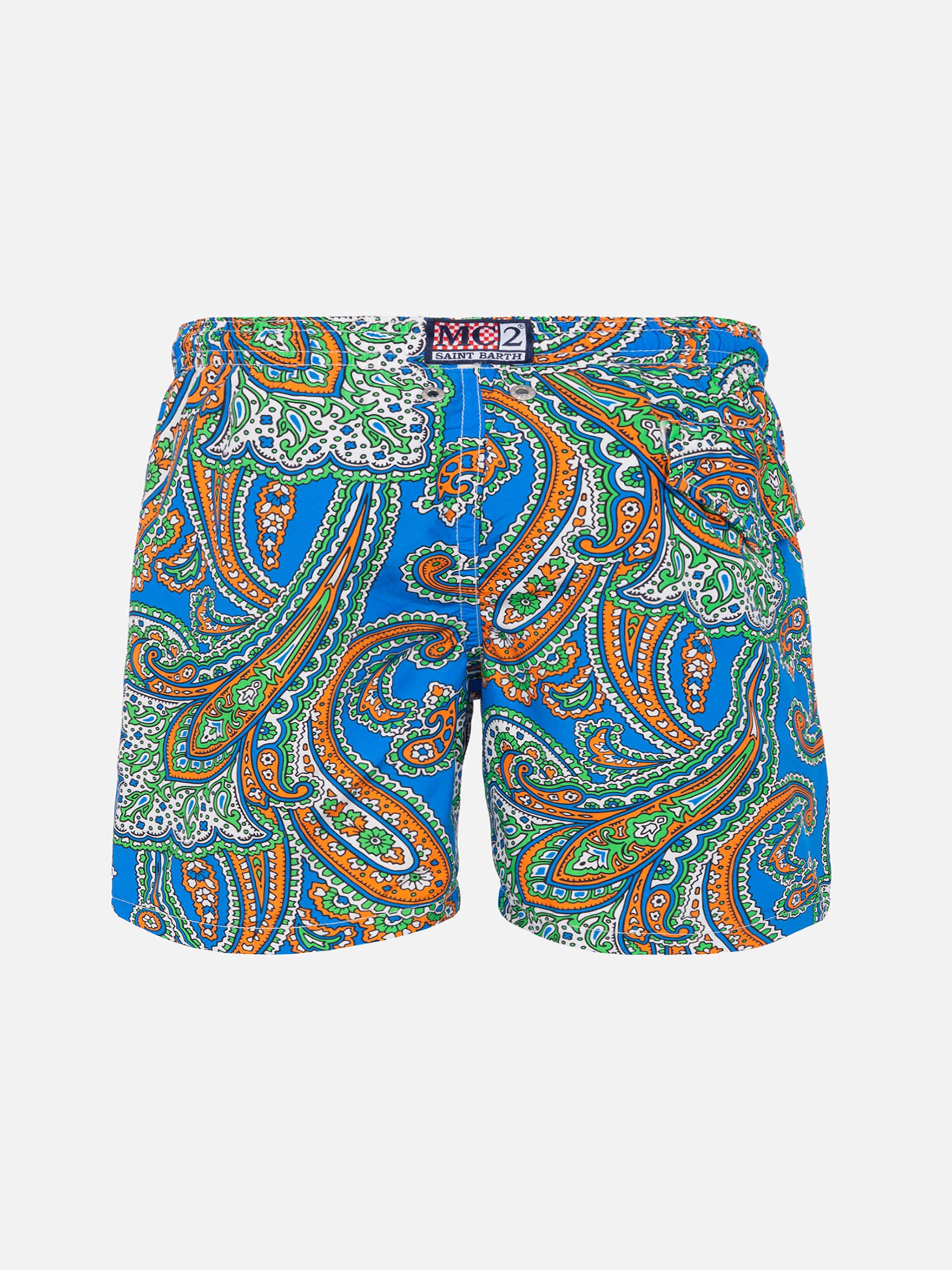 Costume da bagno da bambino con stampa paisley - Image 2