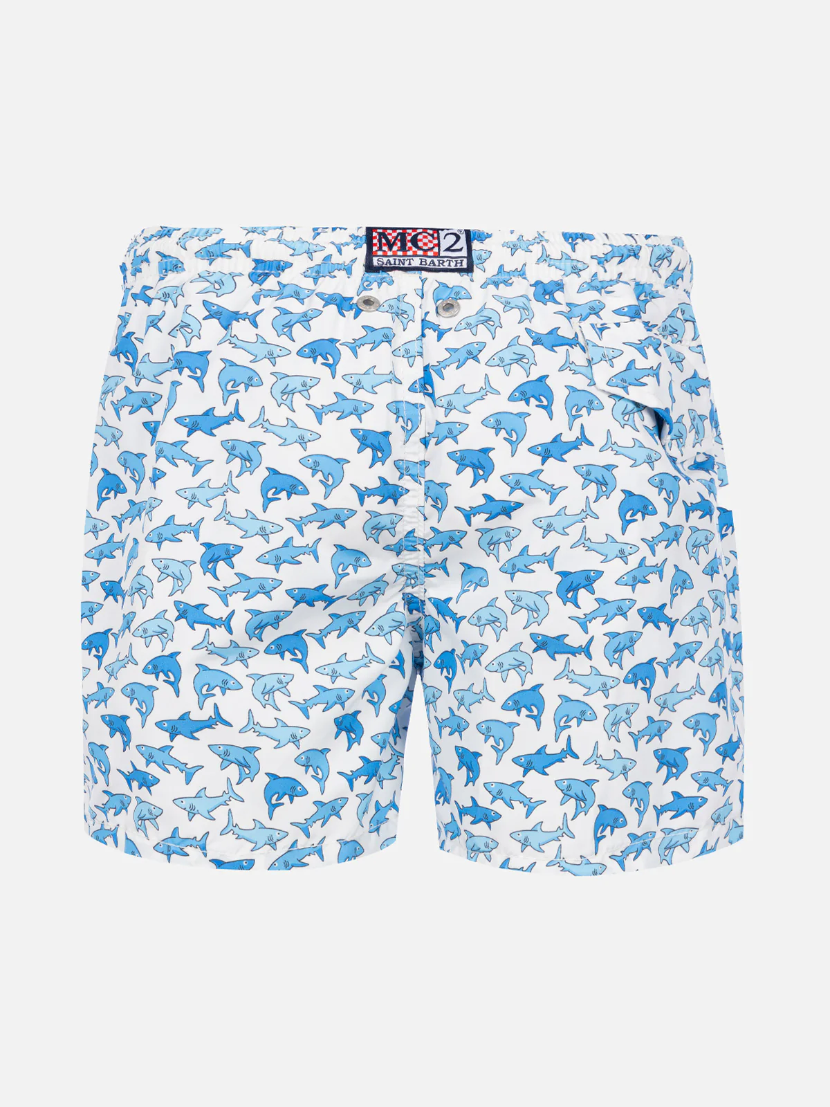 Costume da bagno da bambino con stampa squali - Image 2