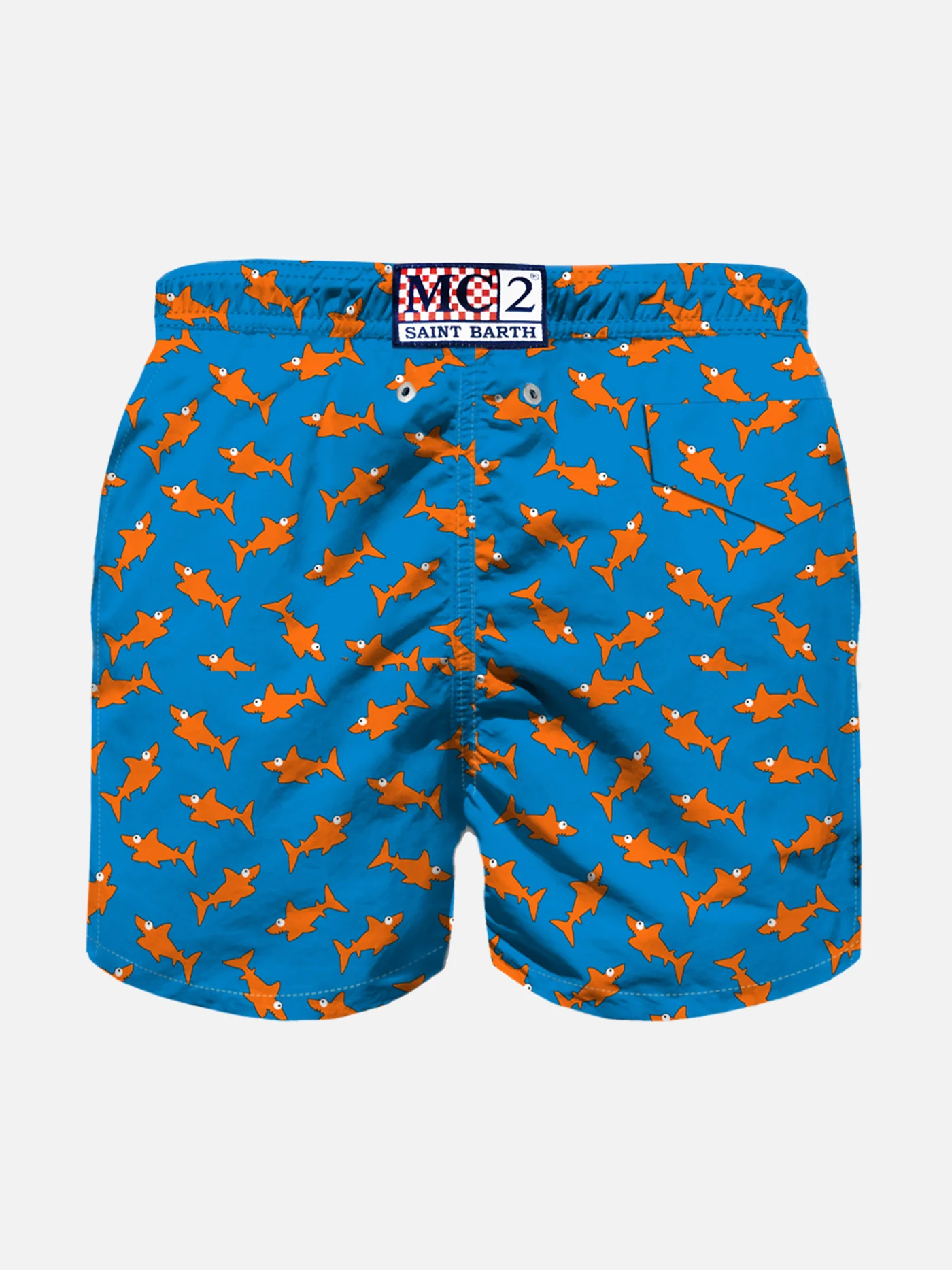 Costume da bagno da bambino con stampa squali - Image 2