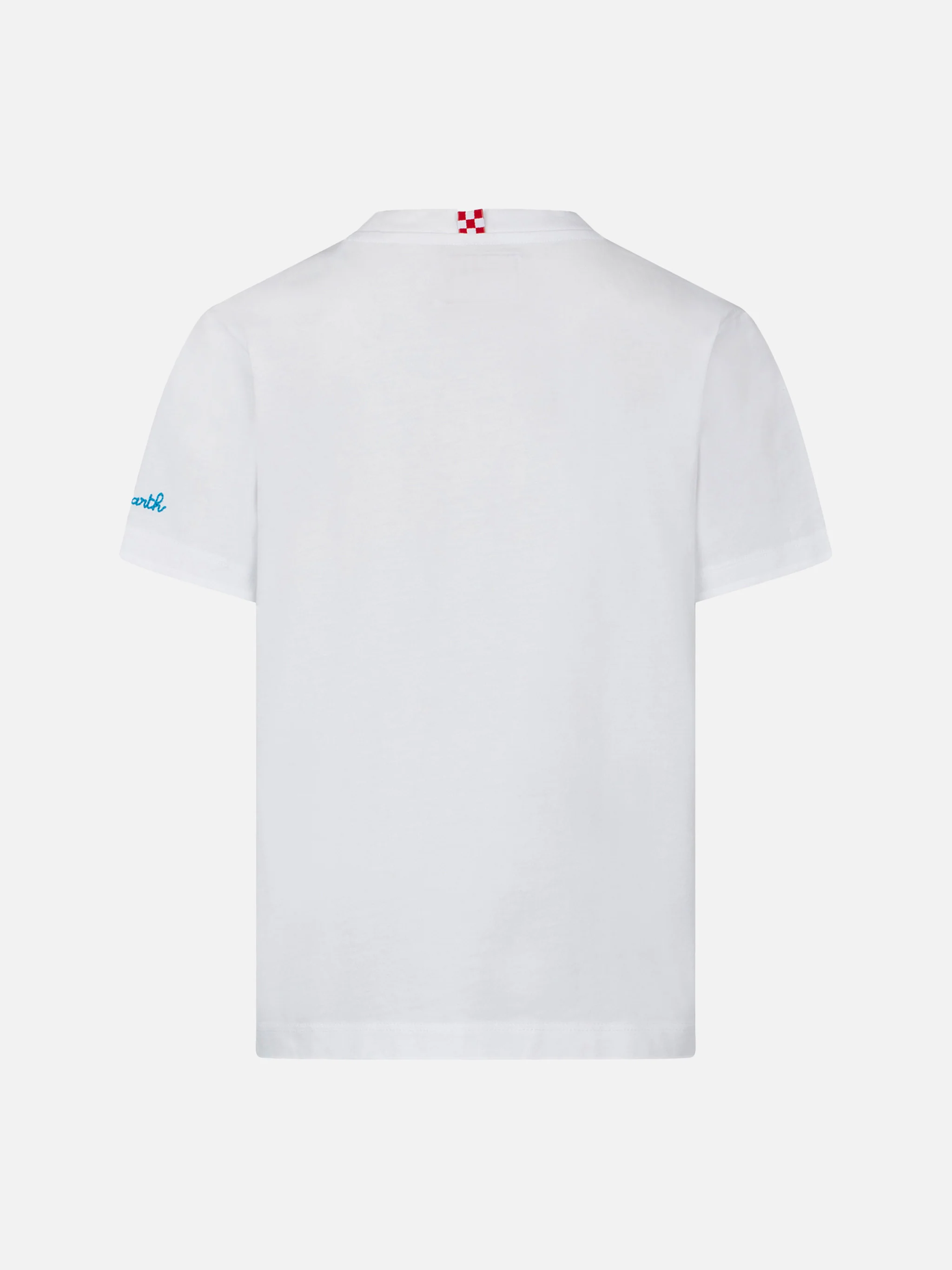 T-shirt da bambino con ricamo Mykonos - Image 2