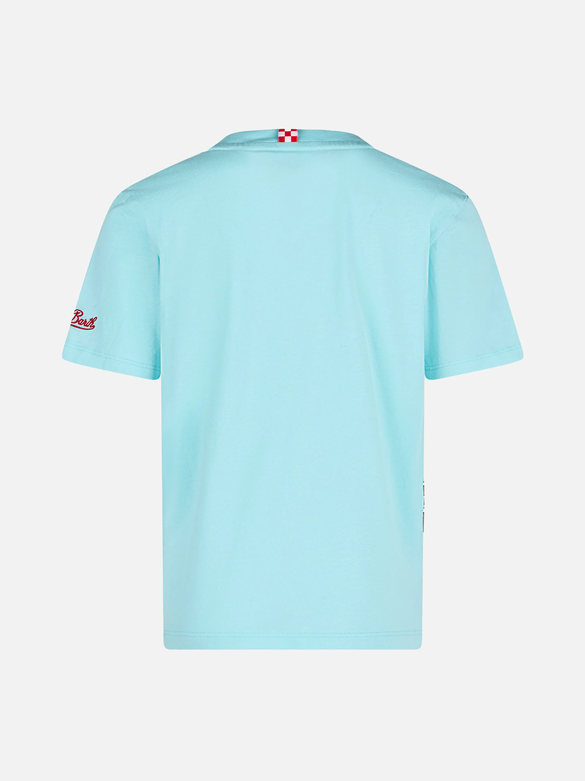 T-shirt da bambino in cotone verde acqua con stampa Hot Wheels | EDIZIONE SPECIALE HOT WHEELS - Image 3