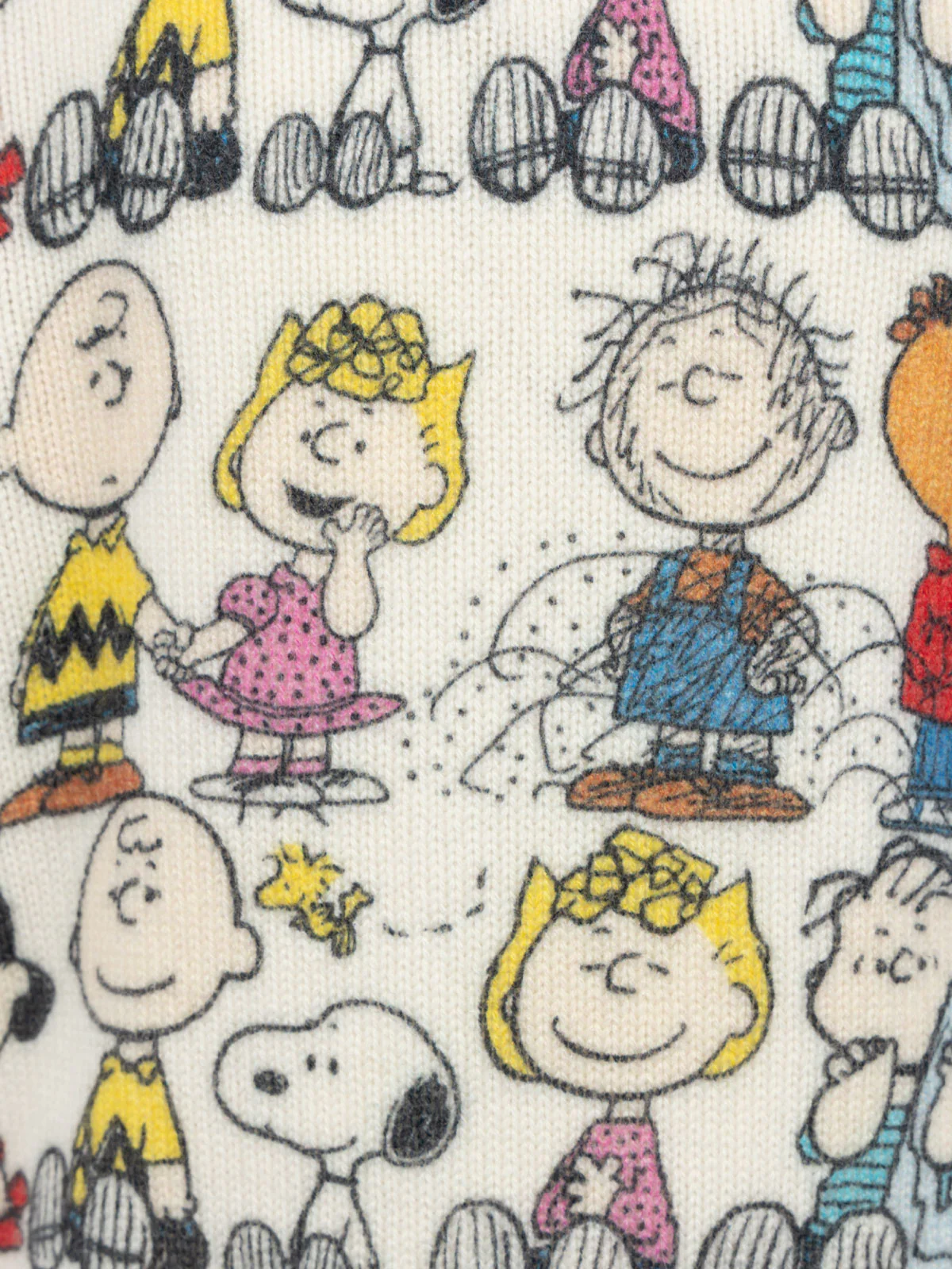 Maglione girocollo bianco da bambino Douglas con stampa della squadra Peanuts | SNOOPY PEANUTS SPECIAL EDITION - Image 2