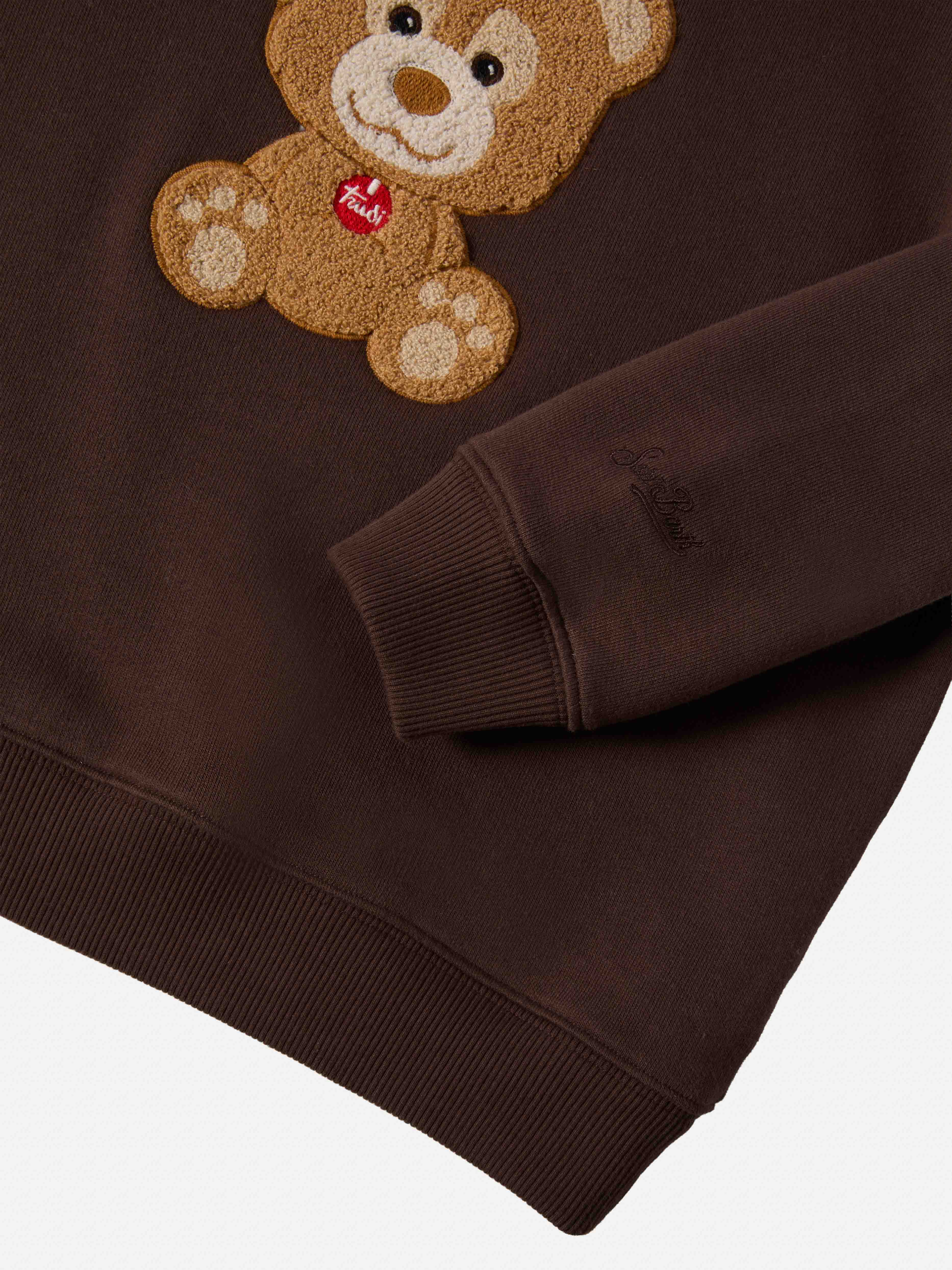 Felpa girocollo Briony con patch in spugna orsetto Trudi | SPECIAL EDITION TRUDI - Image 4