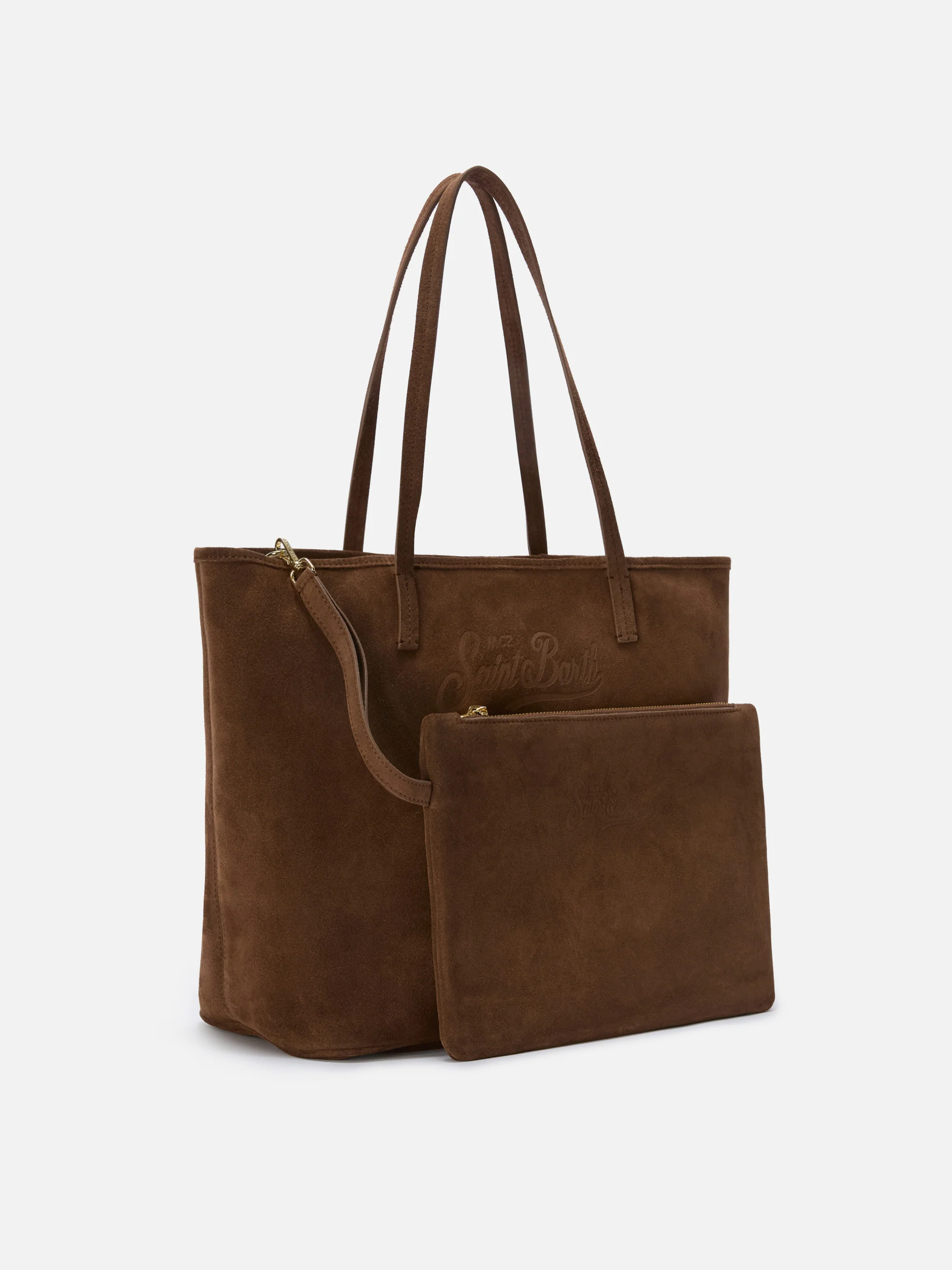 Borsa City regular in camoscio marrone - Image 3