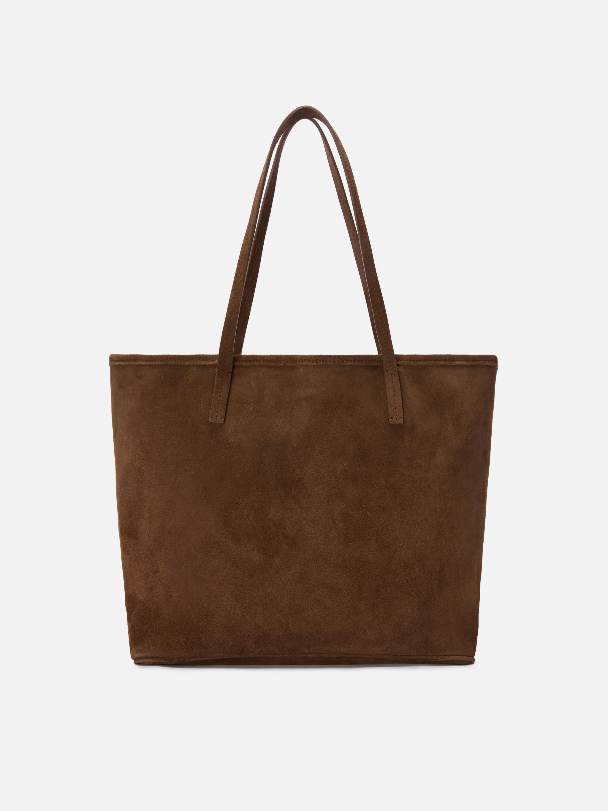 Borsa City regular in camoscio marrone - Image 4