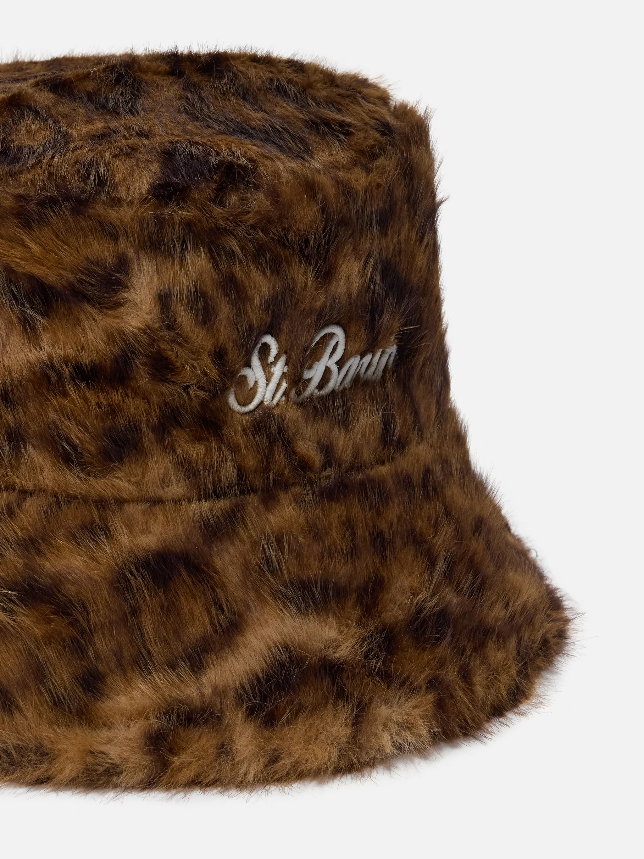 Cappello da pescatore Bucket Hat Fur in faux fur leopardato - Image 2