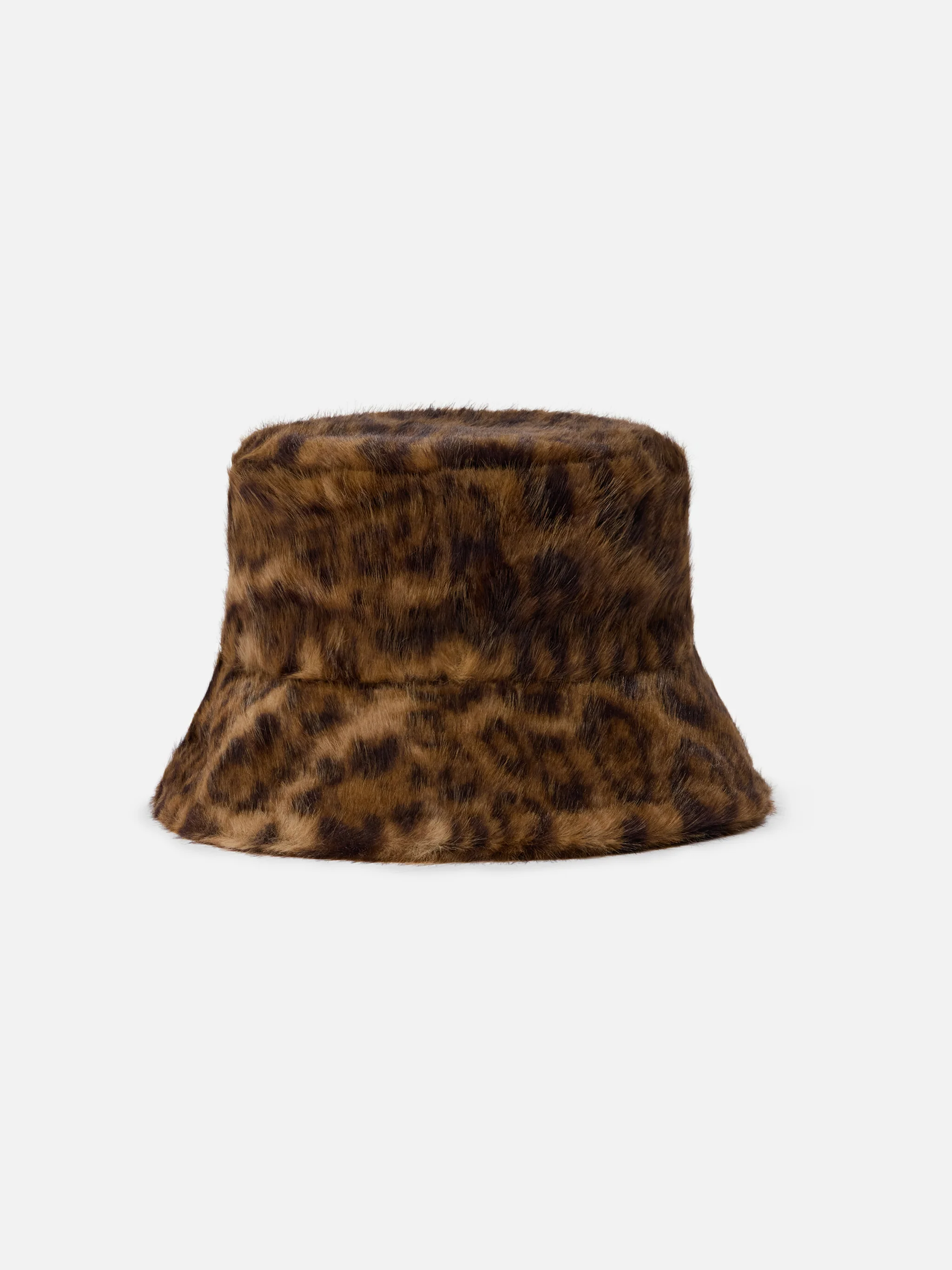Cappello da pescatore Bucket Hat Fur in faux fur leopardato - Image 3