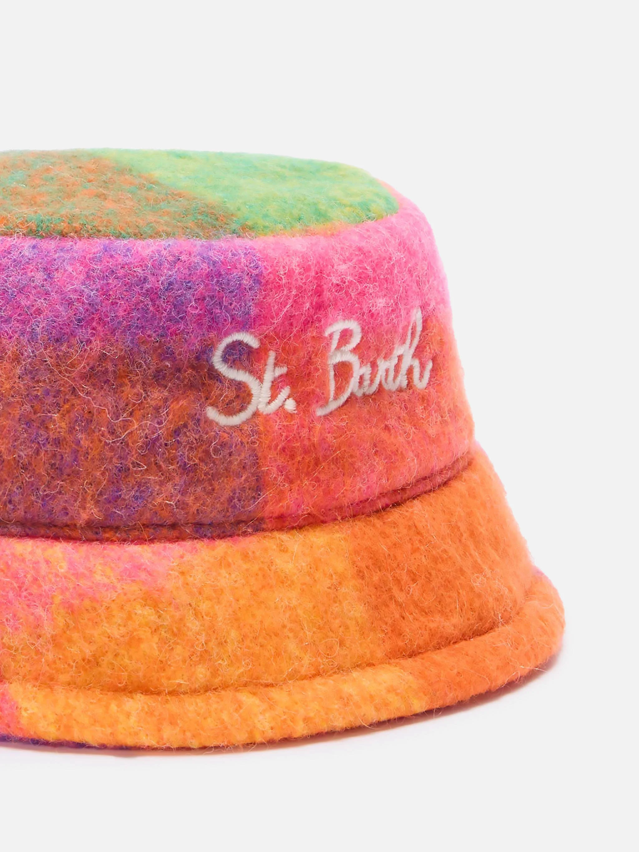 Cappello bucket Jude con stampa check - Image 2