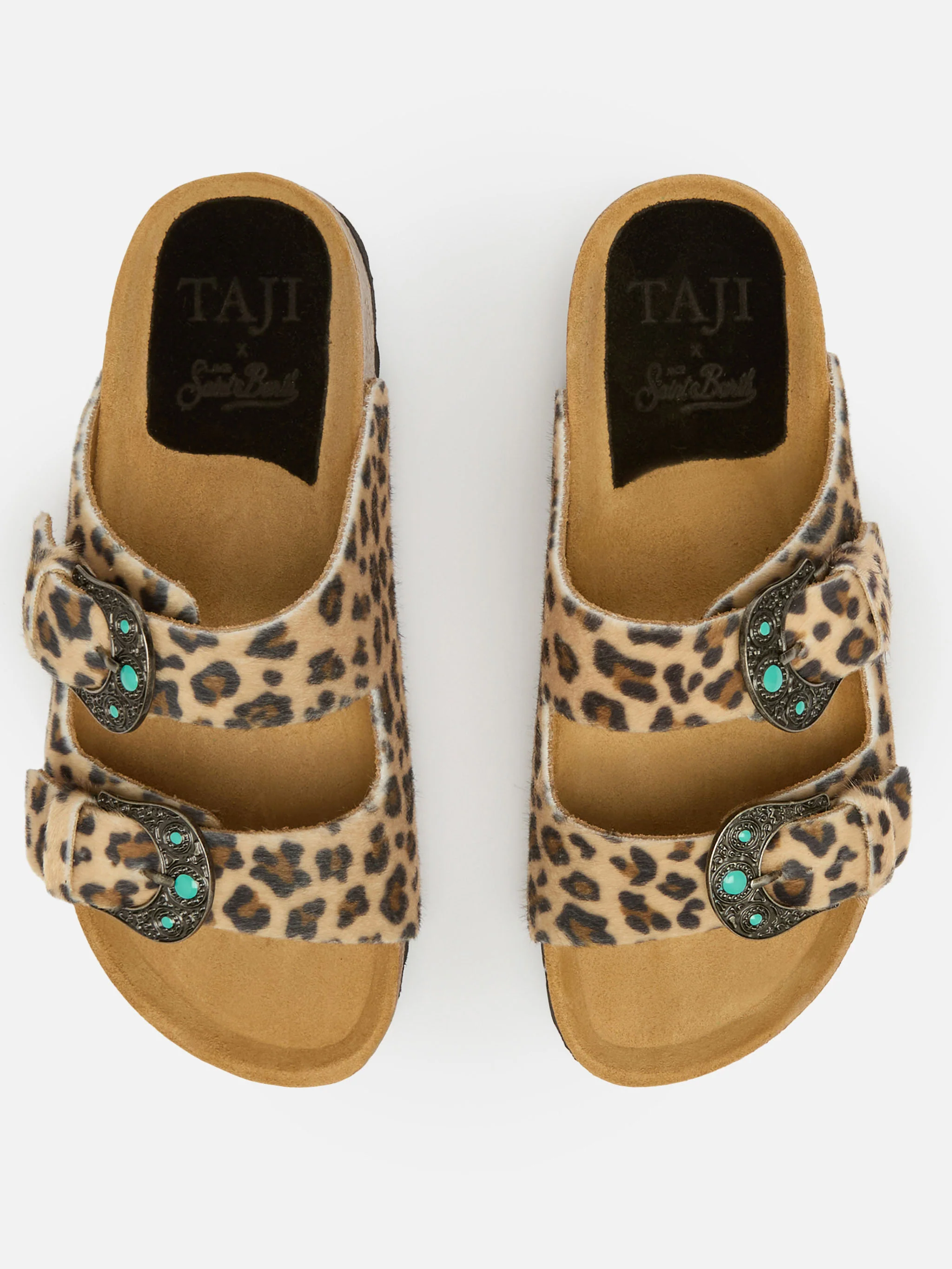 Buckle sandal in cavallino leopardato | TAJI SPECIAL EDITION - Image 2