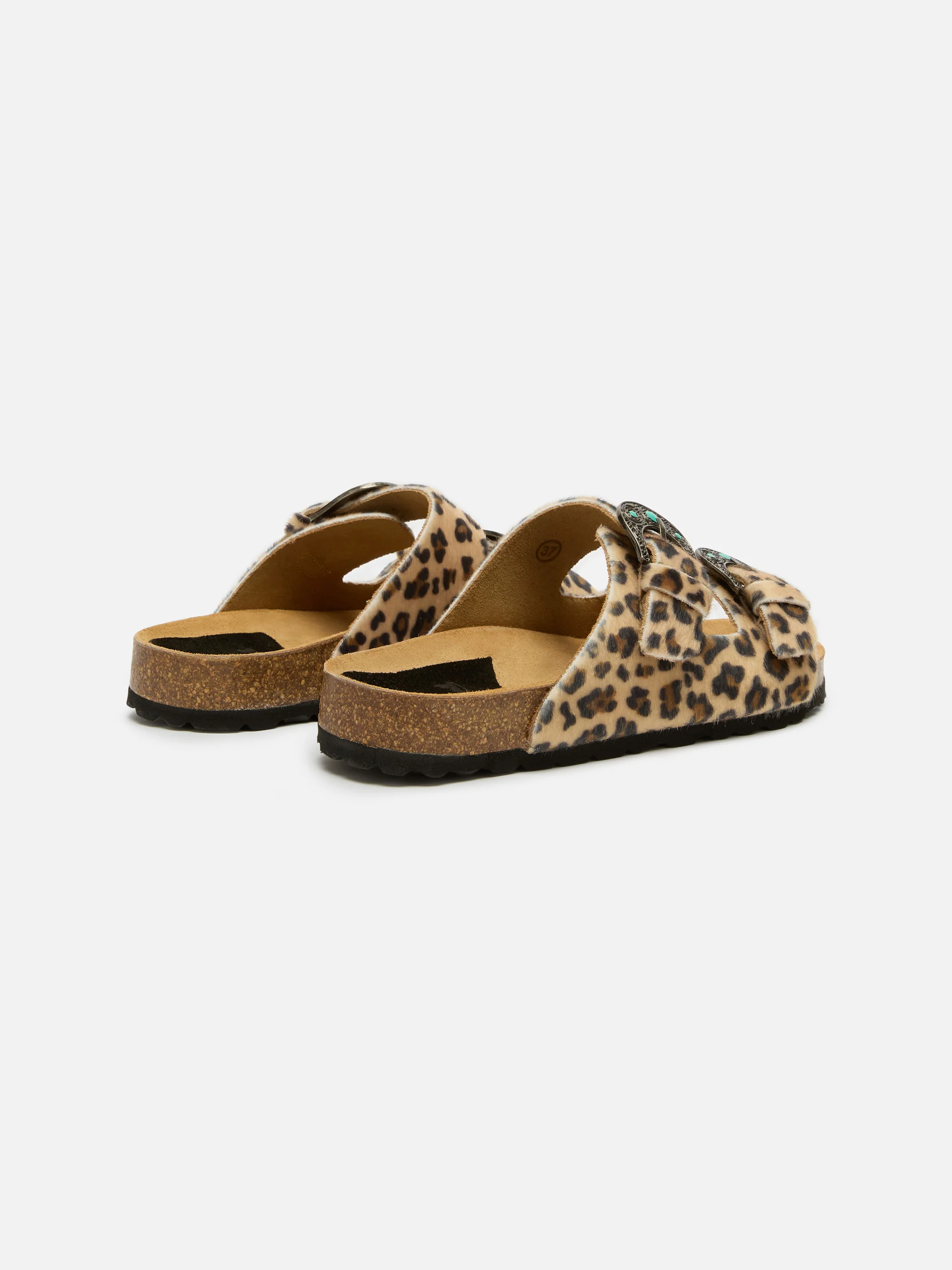 Buckle sandal in cavallino leopardato | TAJI SPECIAL EDITION - Image 3