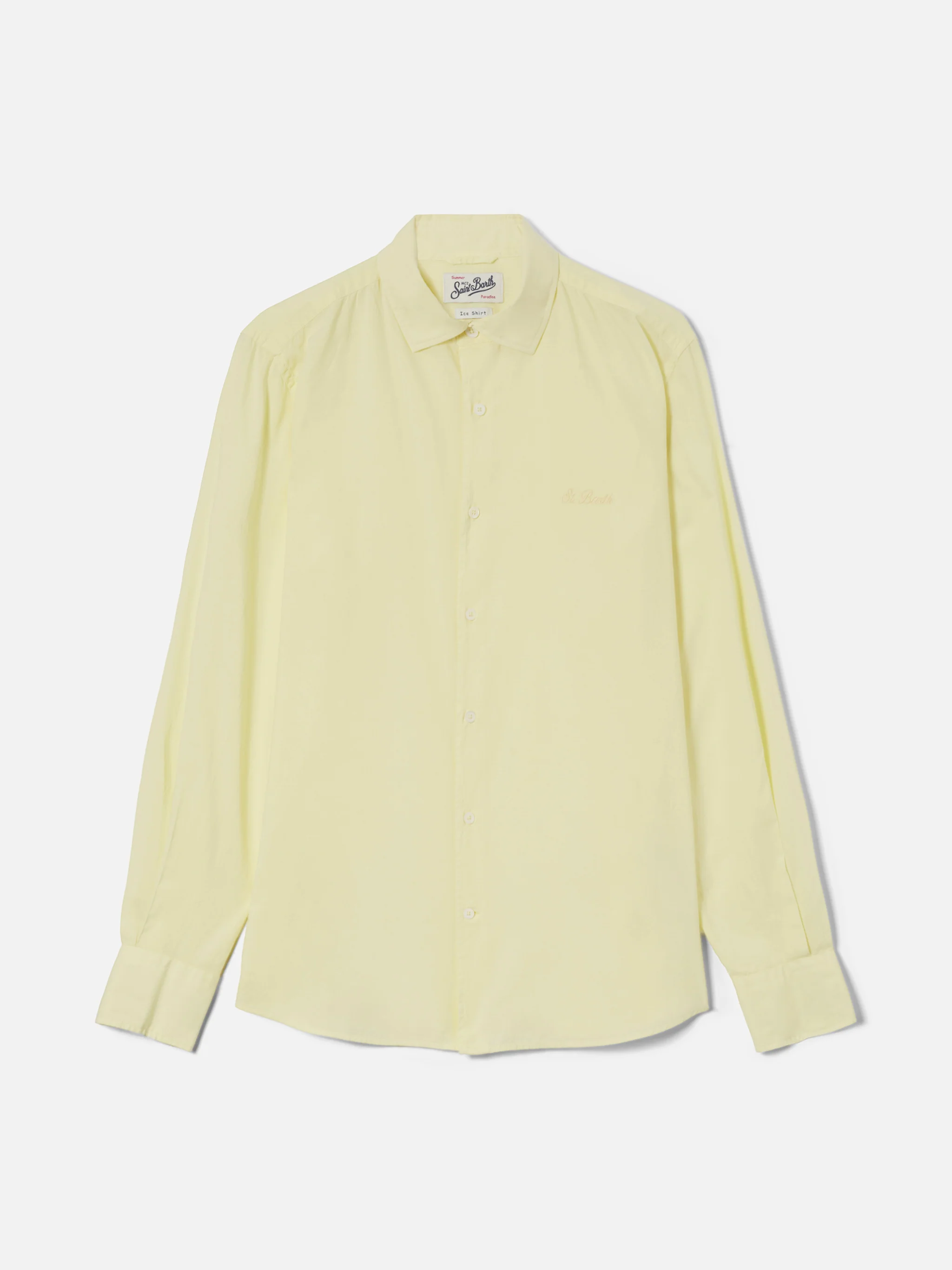 Camicia Chemise Ice in puro voile di cotone burro - Image 5