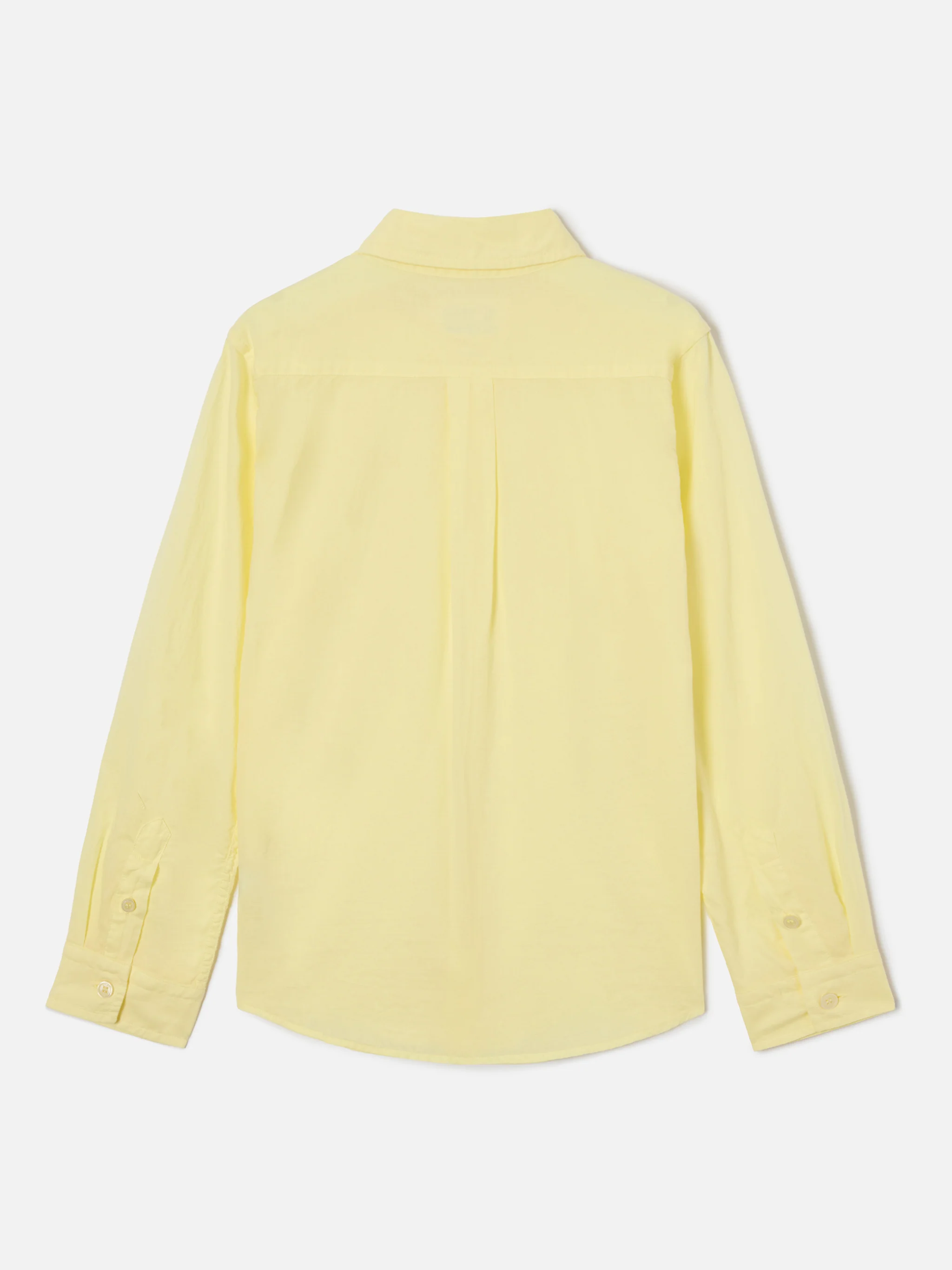 Camicia Chemise Jr in cotone voile giallo burro - Image 3