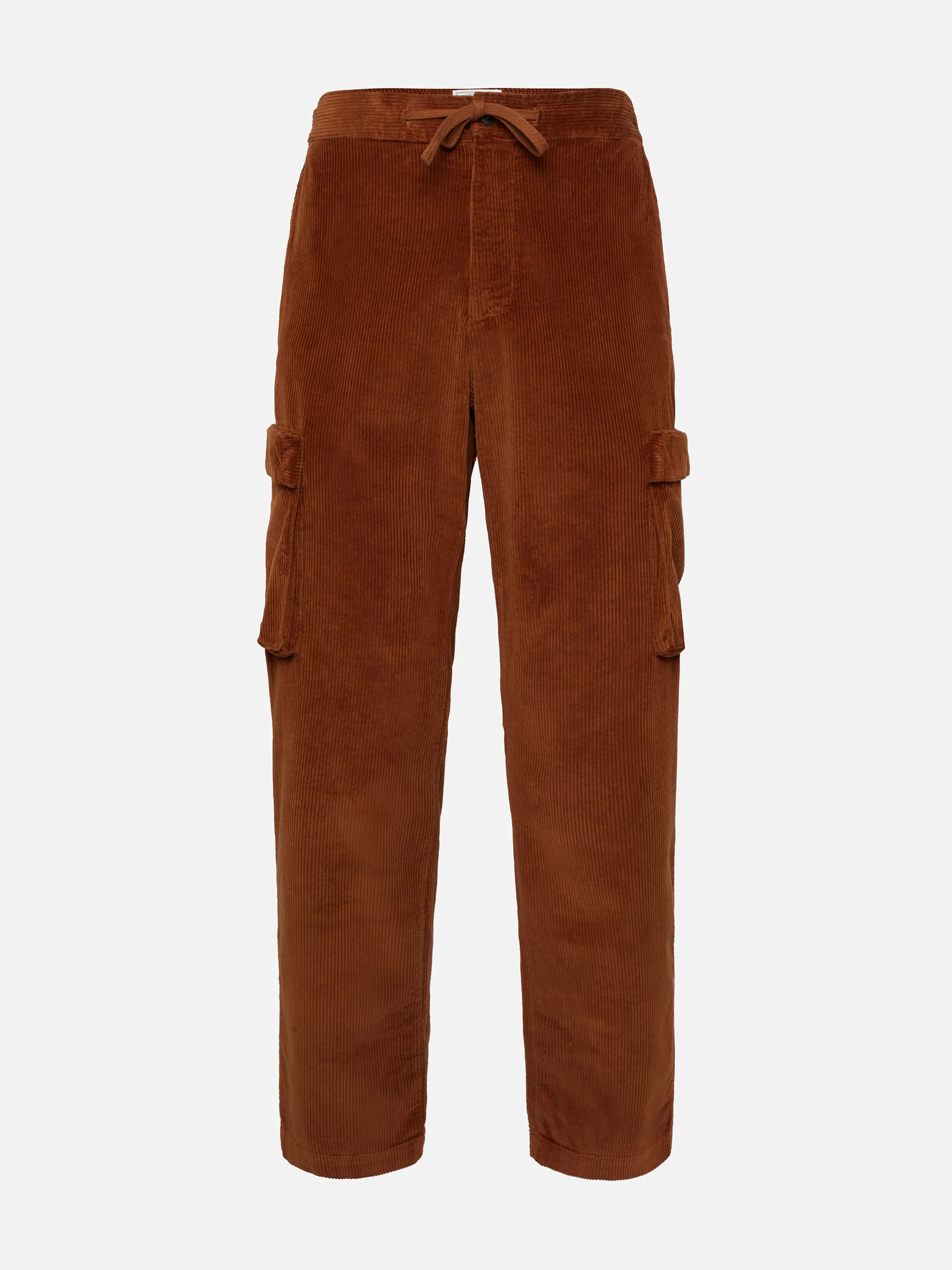 Pantaloni cargo in velluto a coste color cammello Goldeck - Image 4