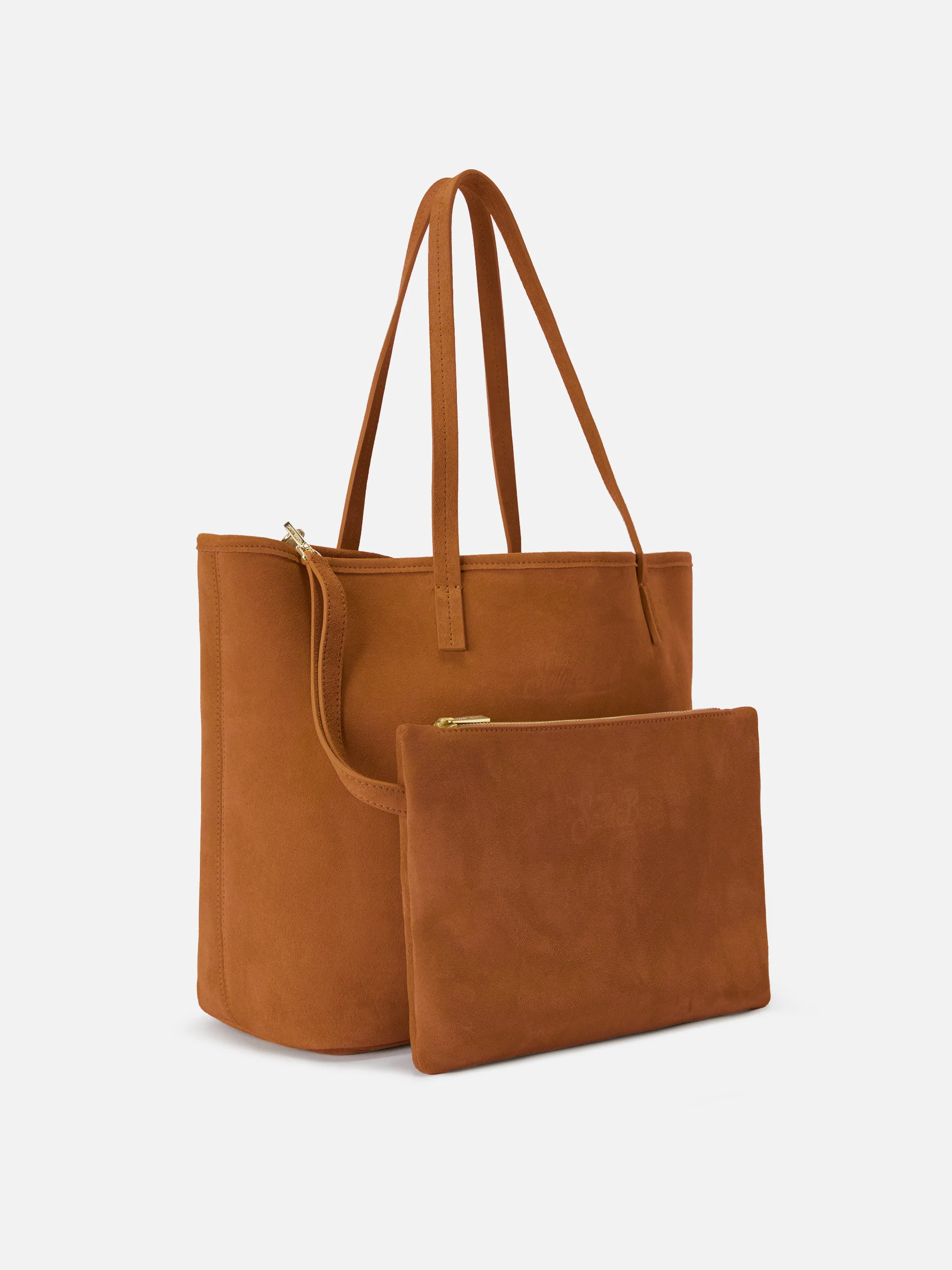 Borsa City regular in camoscio cammello - Image 2