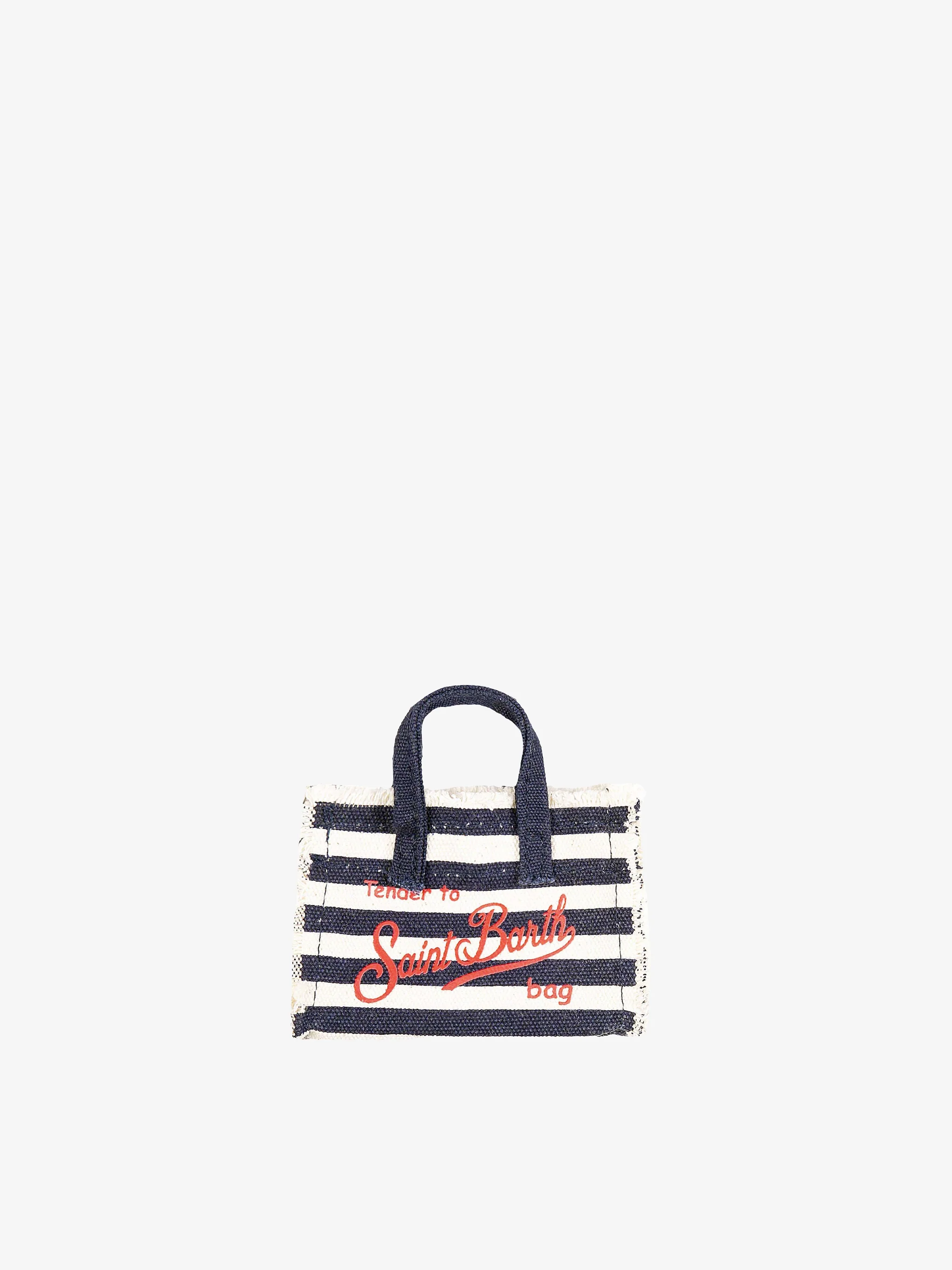 Portachiavi in tela blu navy - Image 3