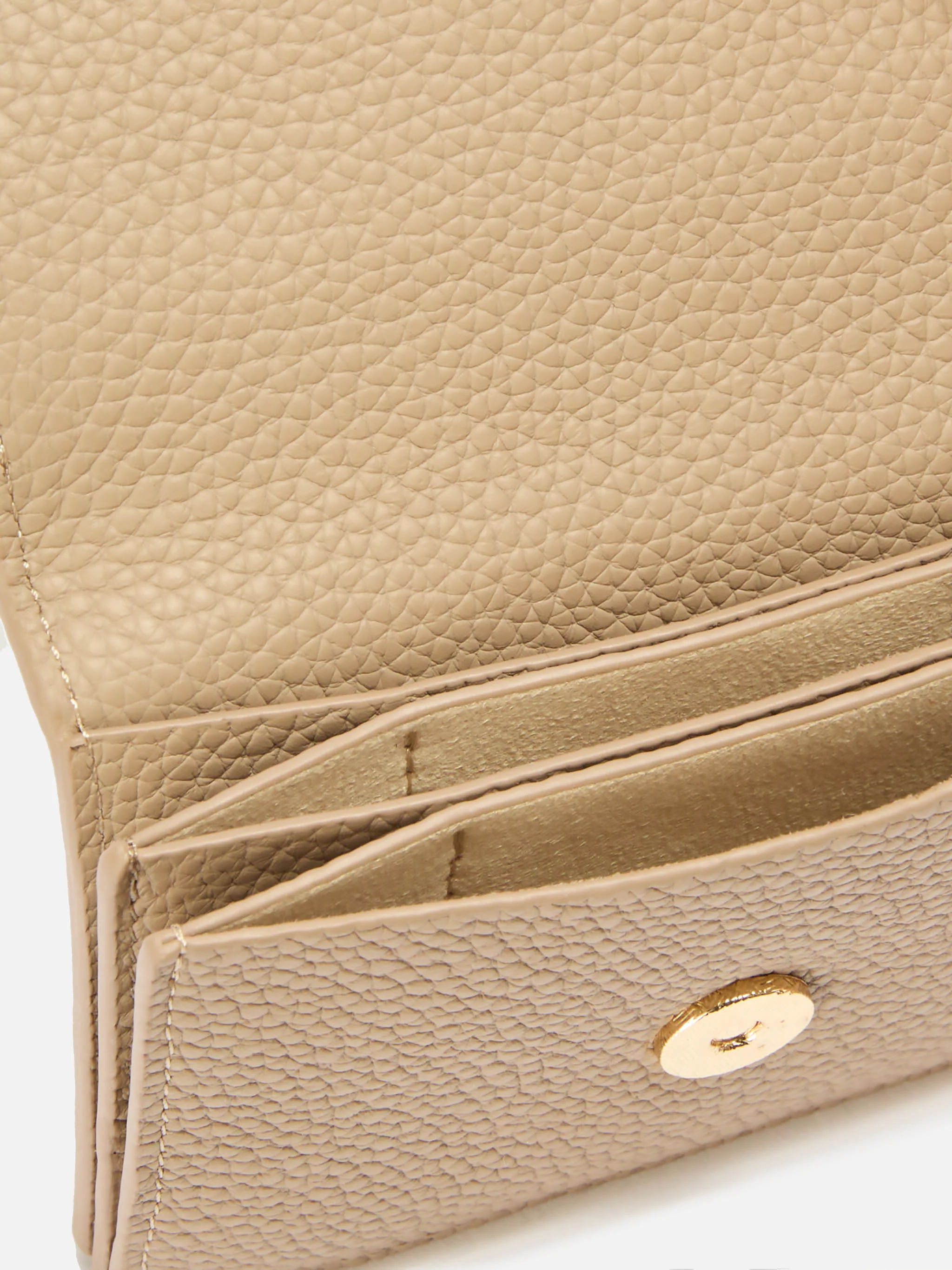Portacarte Card Holder in pelle martellata nocciola - Image 2