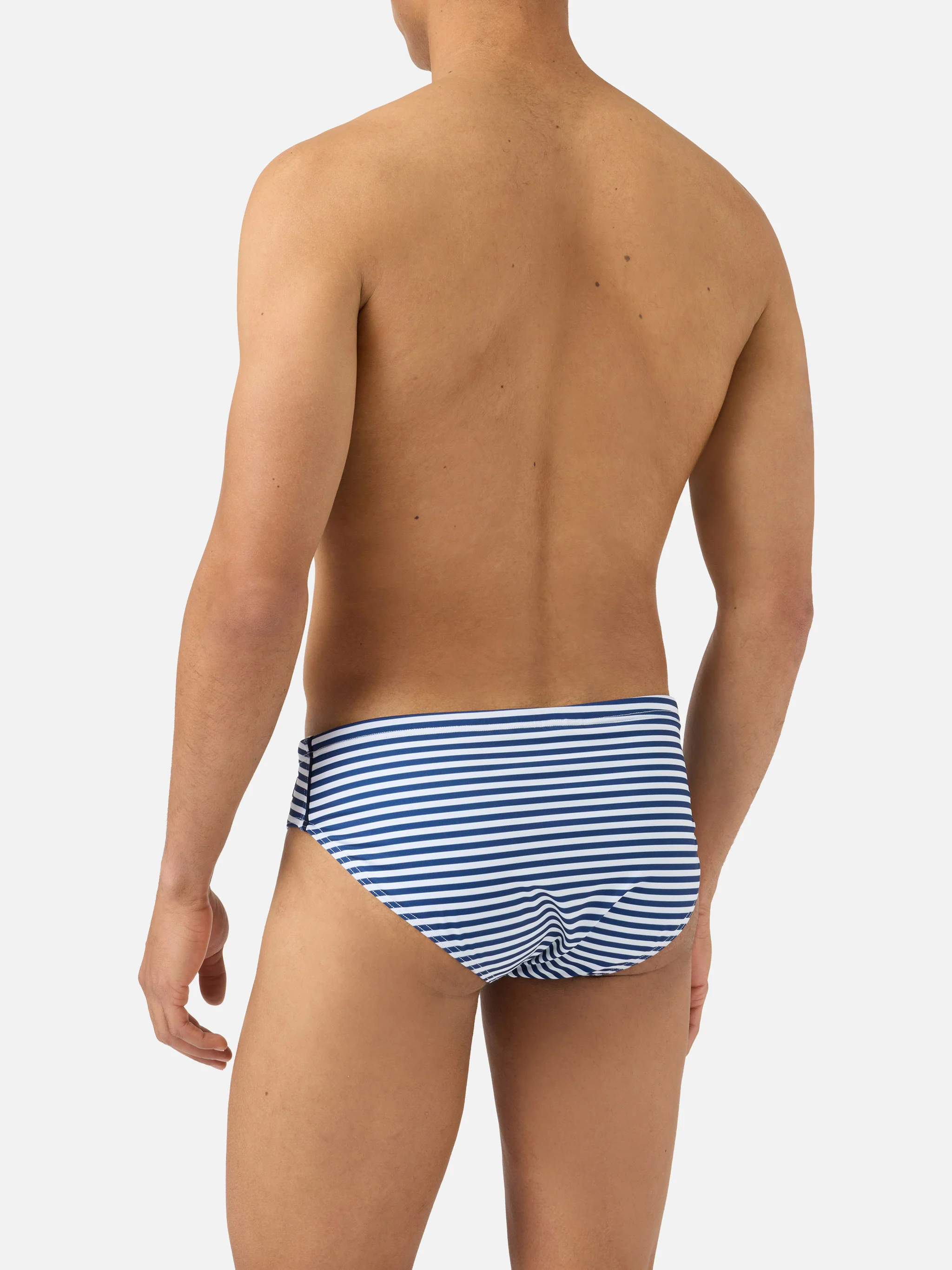 Slip mare Cayo a righe blu navy - Image 5