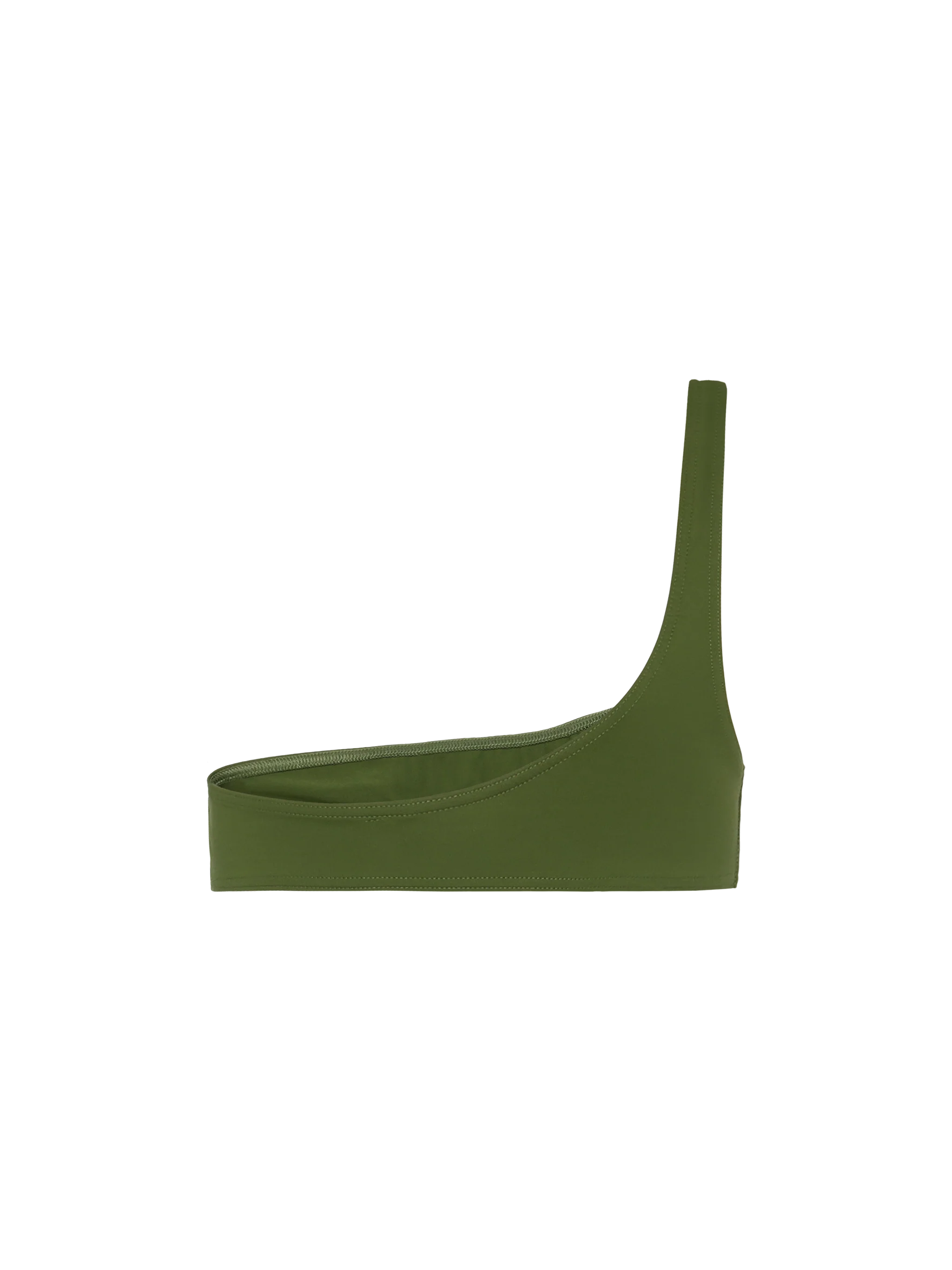 Celestine top bralette monospalla verde militare - Image 2