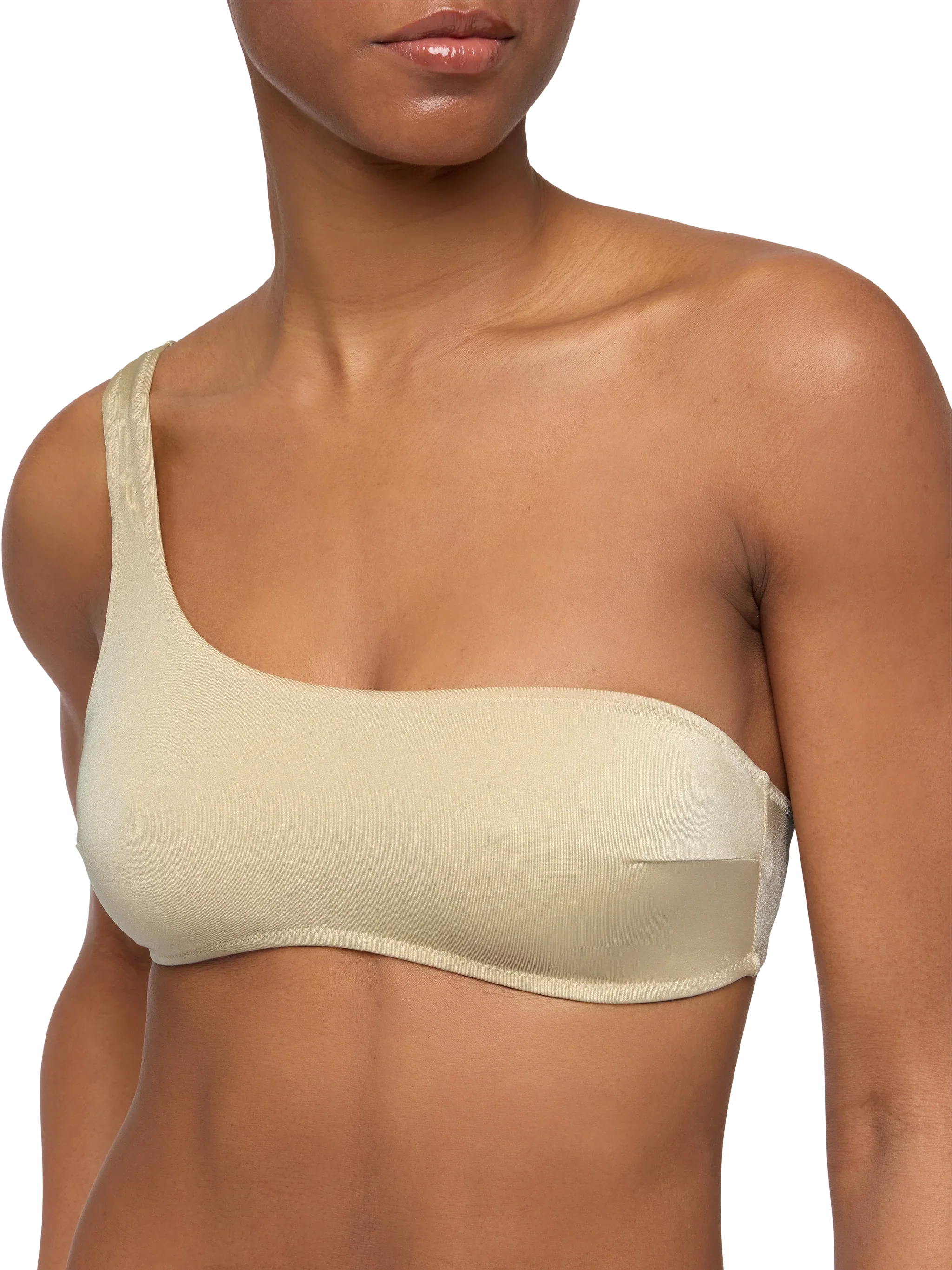 Celestine top bralette monospalla oro shimmer - Image 3