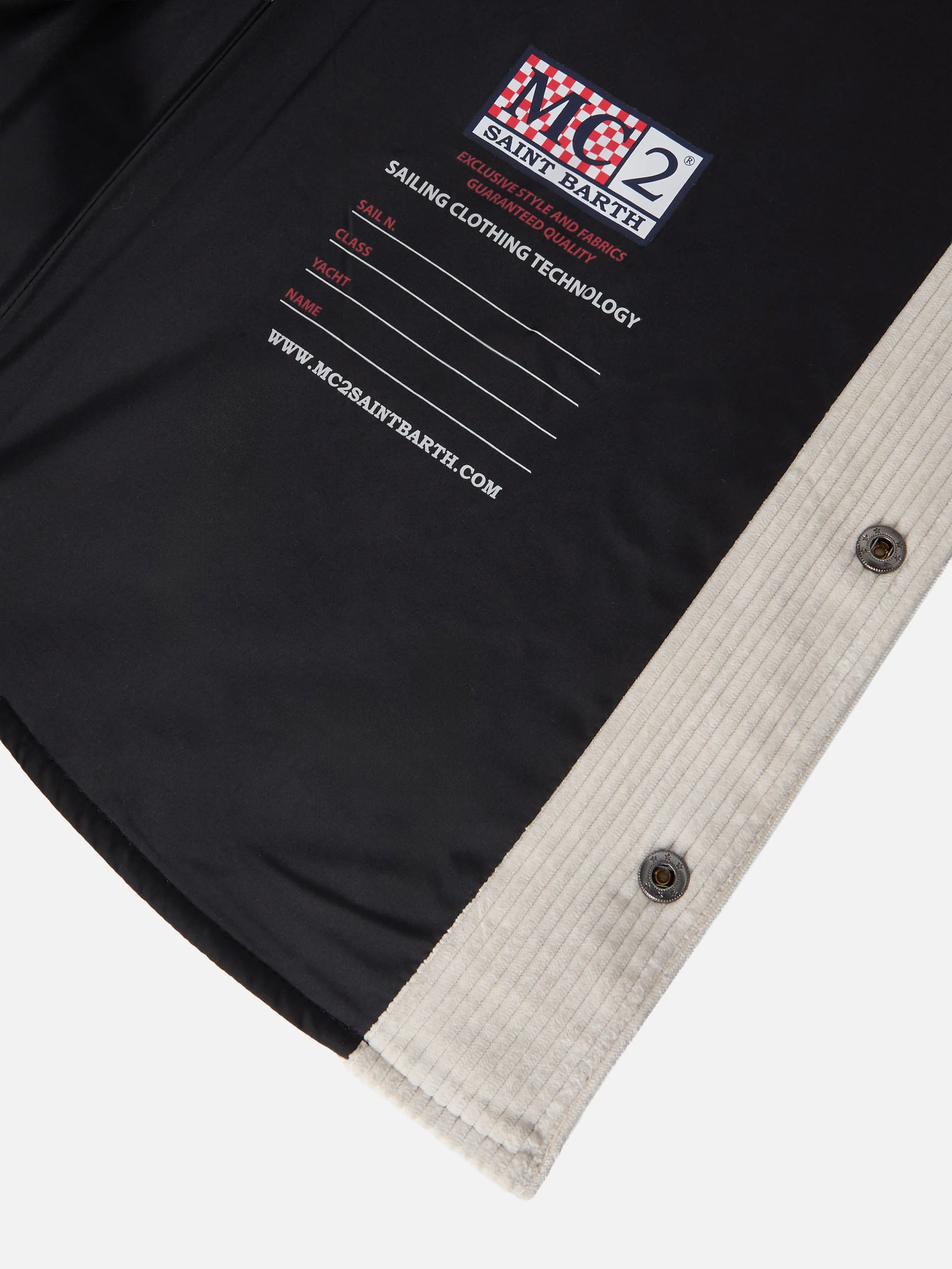 Camicia imbottita Chalet Jr in corduroy ice - Image 5