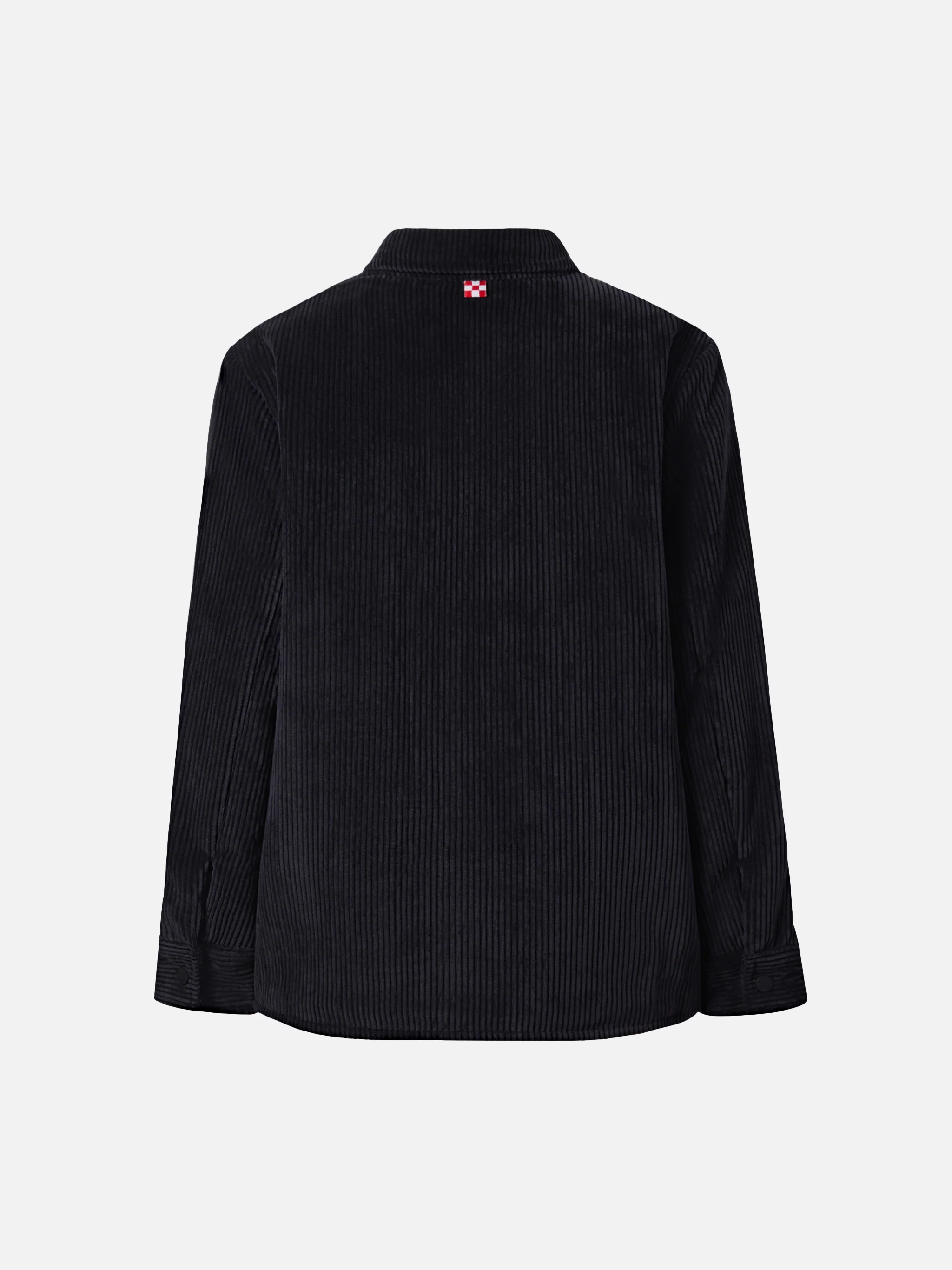 Camicia imbottita Chalet Jr in corduroy blu navy - Image 3