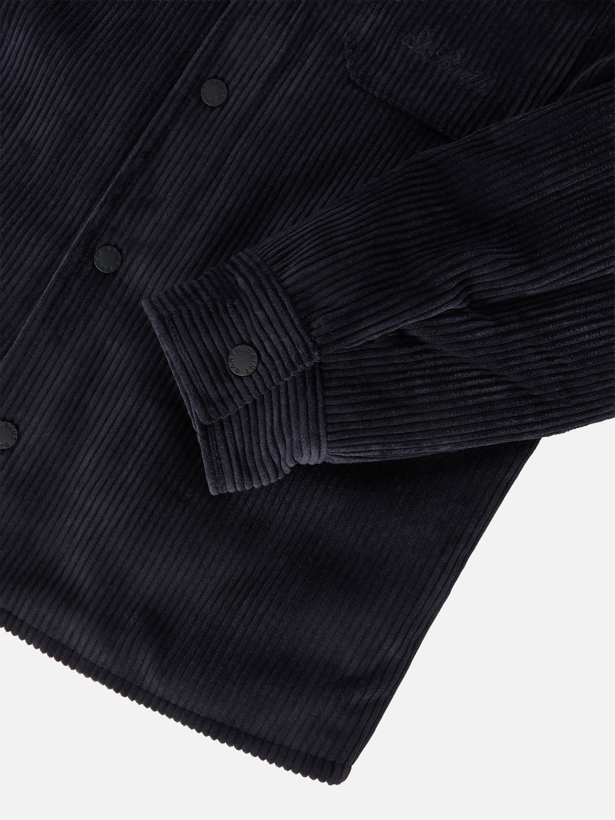 Camicia imbottita Chalet Jr in corduroy blu navy - Image 4