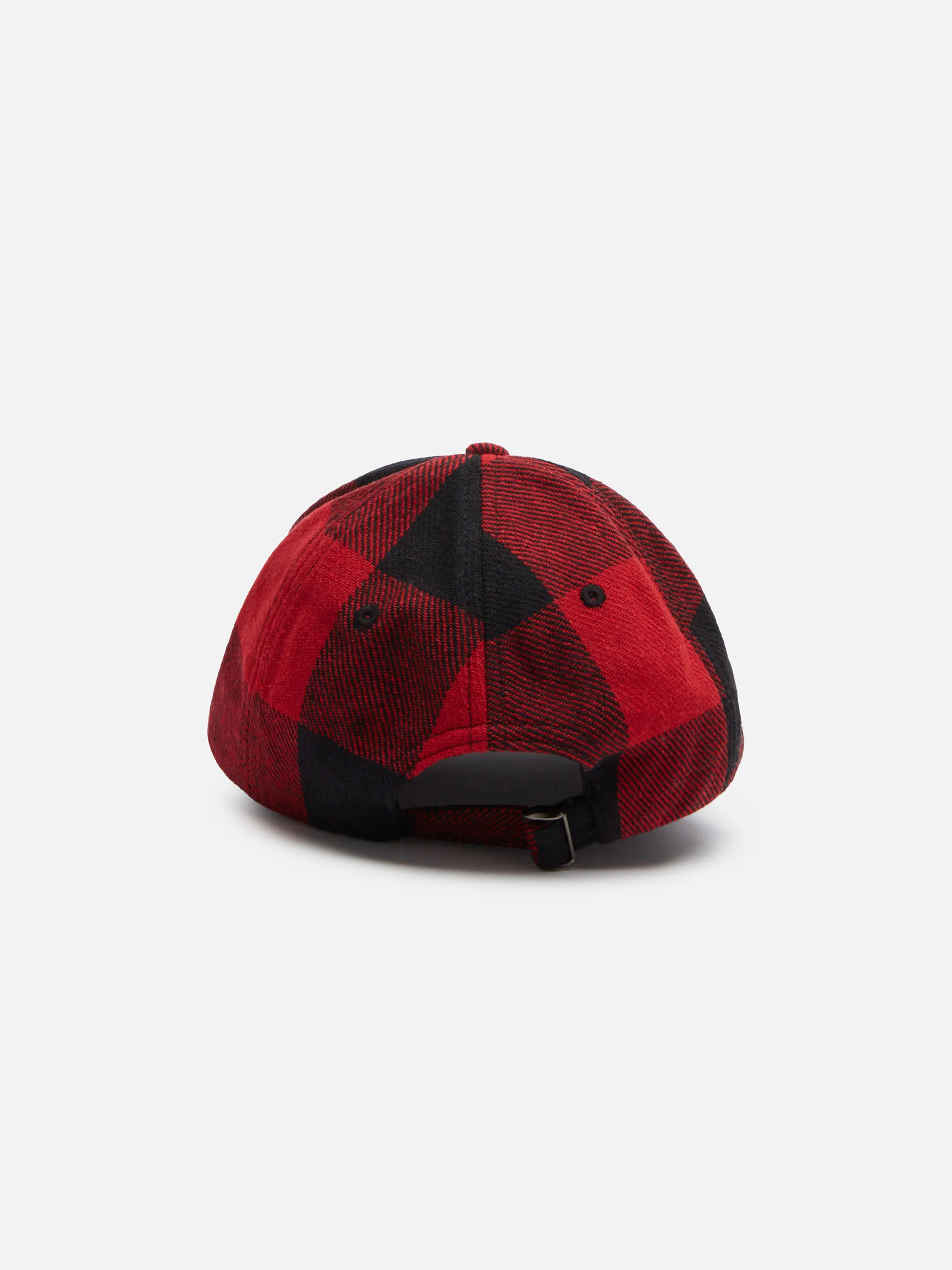 Cappellino da baseball in feltro a quadri con ricamo St. Barth - Image 2