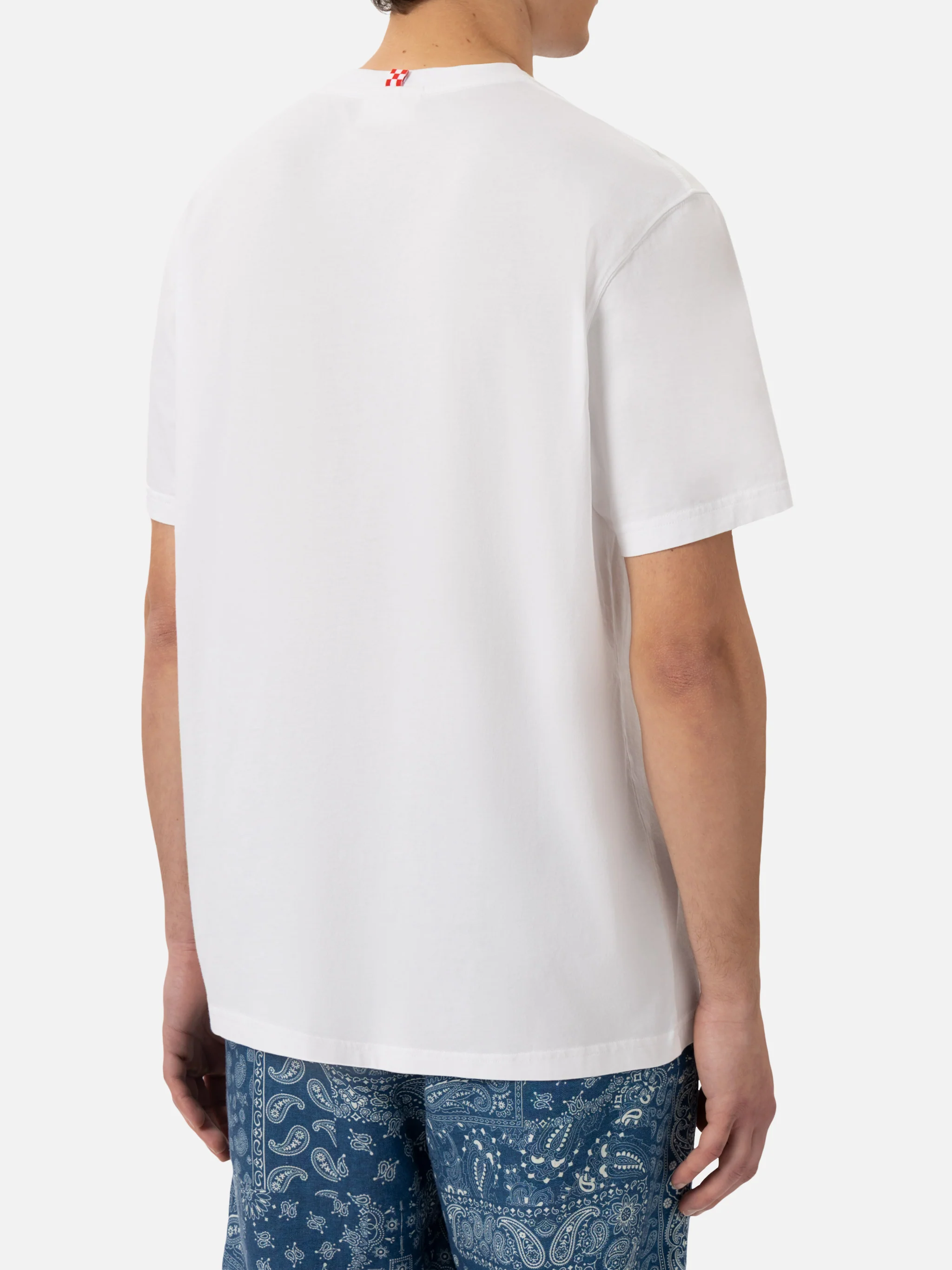 T-shirt Portofino in cotone con ricamo Forte Marmino - Image 4
