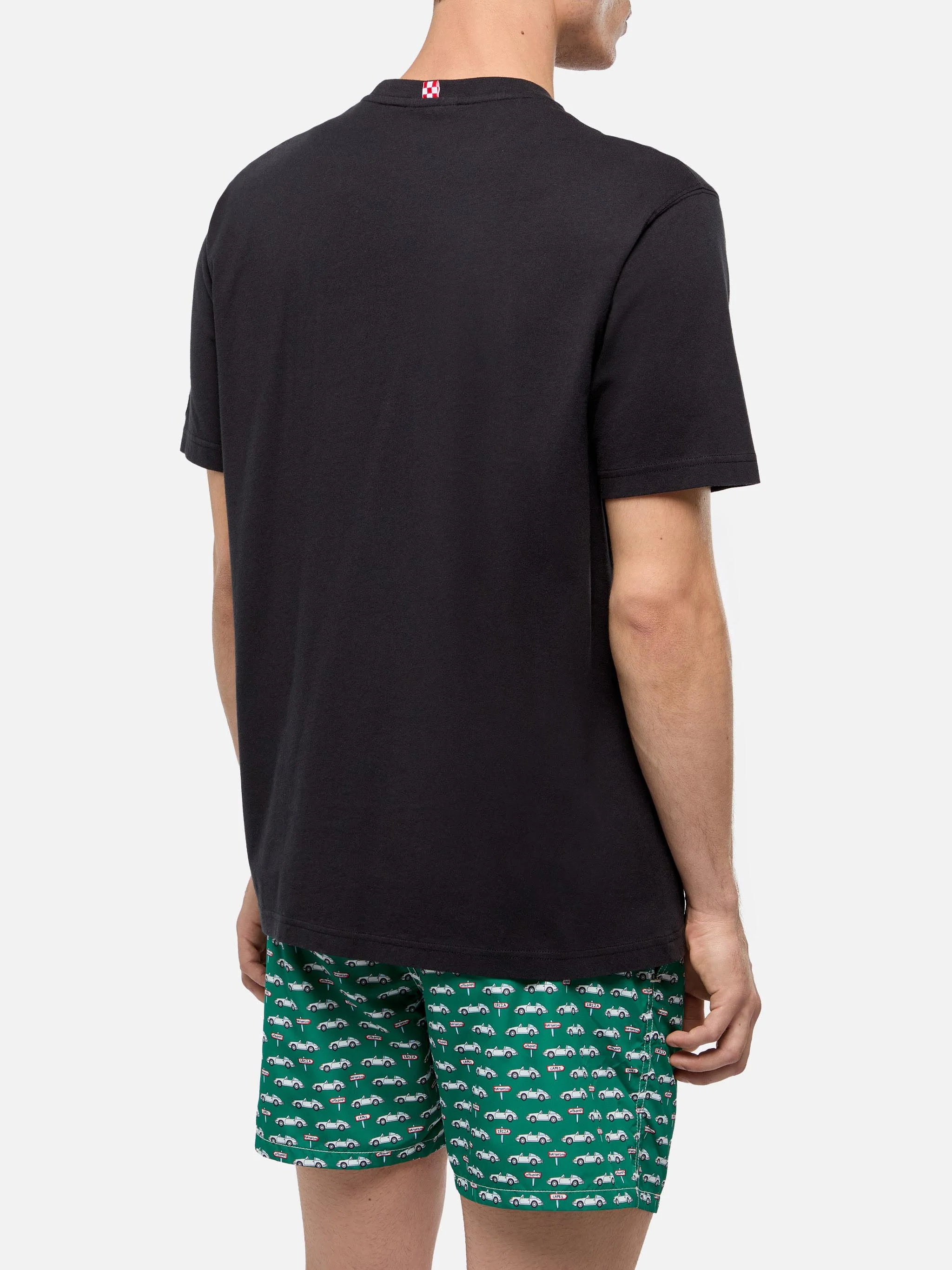 T-shirt Portofino in jersey di cotone classic fit con ricamo Mi piacciono le… - Image 4