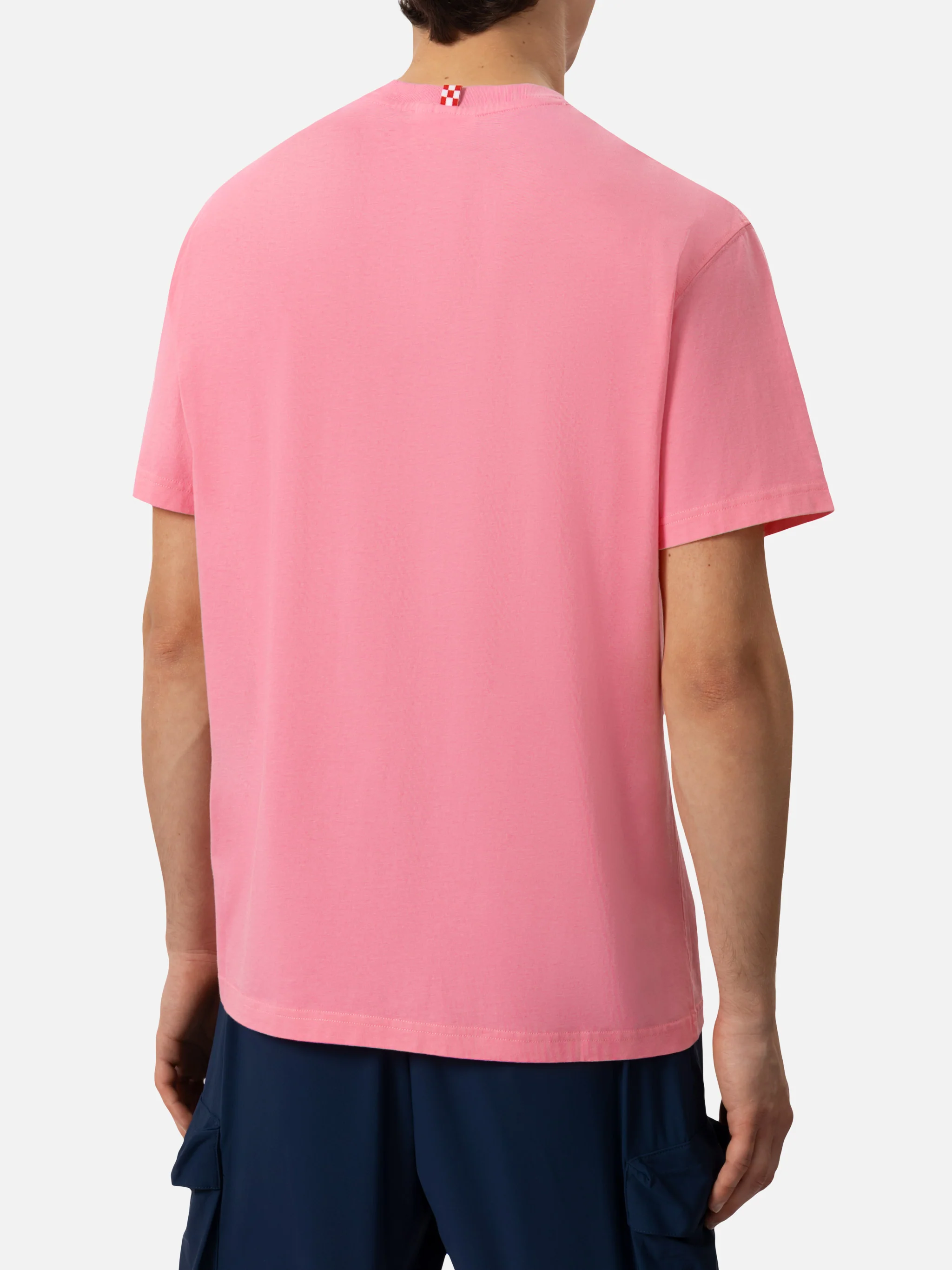 T-shirt Portofino in jersey di cotone classic fit con ricamo Per certi Versi, per altri Bevi - Image 4