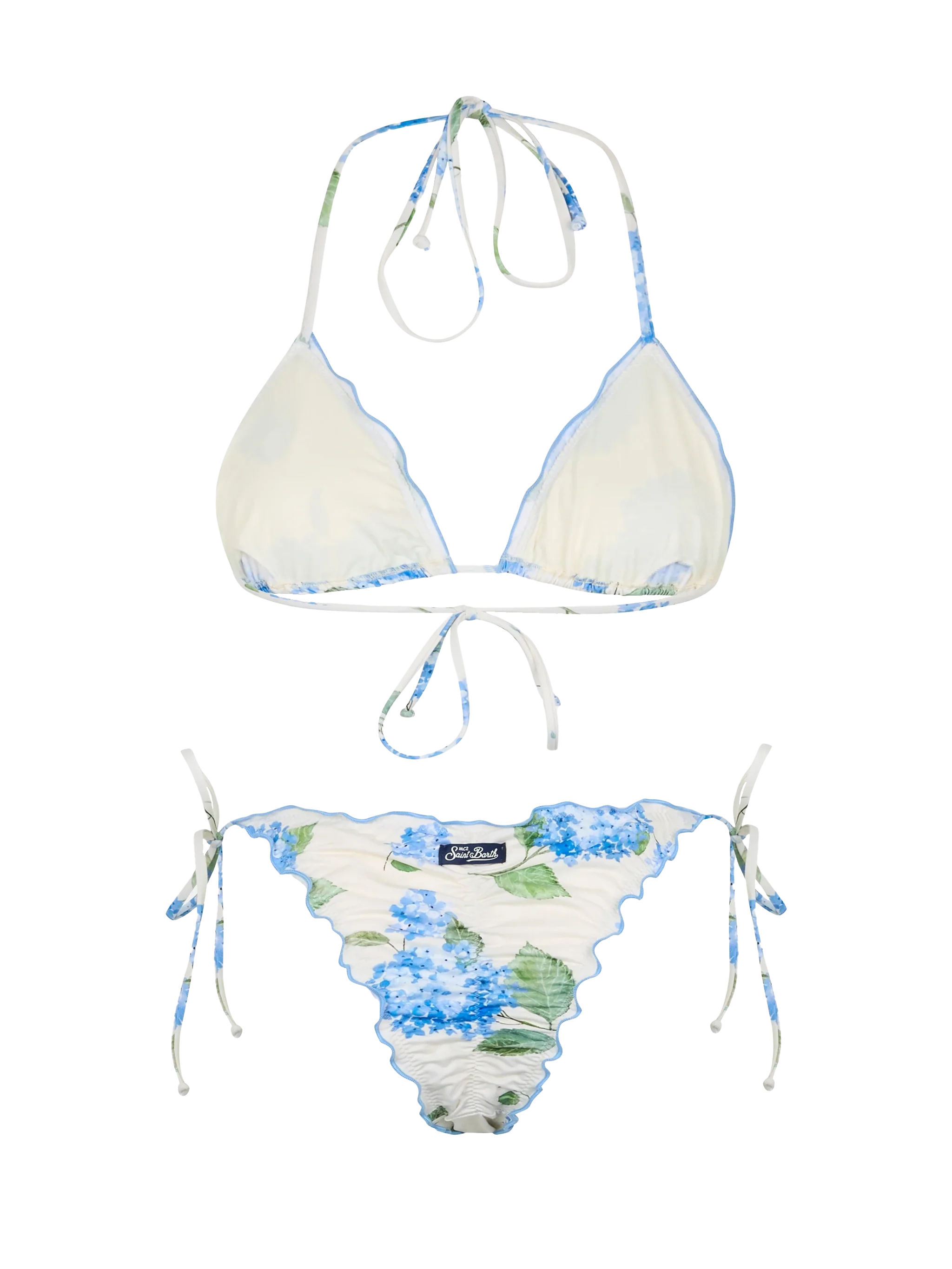 Bikini classico a triangolo Sagittarius Miami con stampa florale - Image 3
