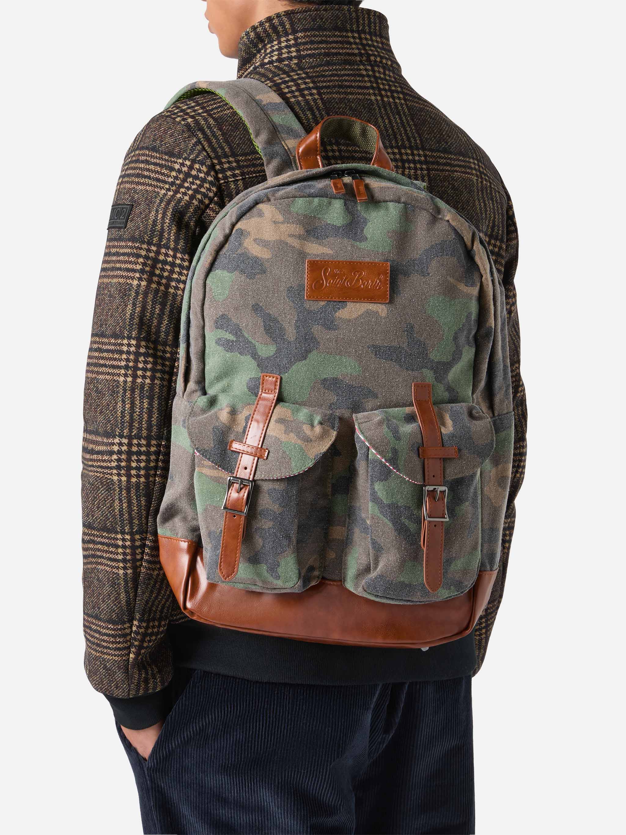 Zaino in tela Cody con stampa camouflage - Image 2