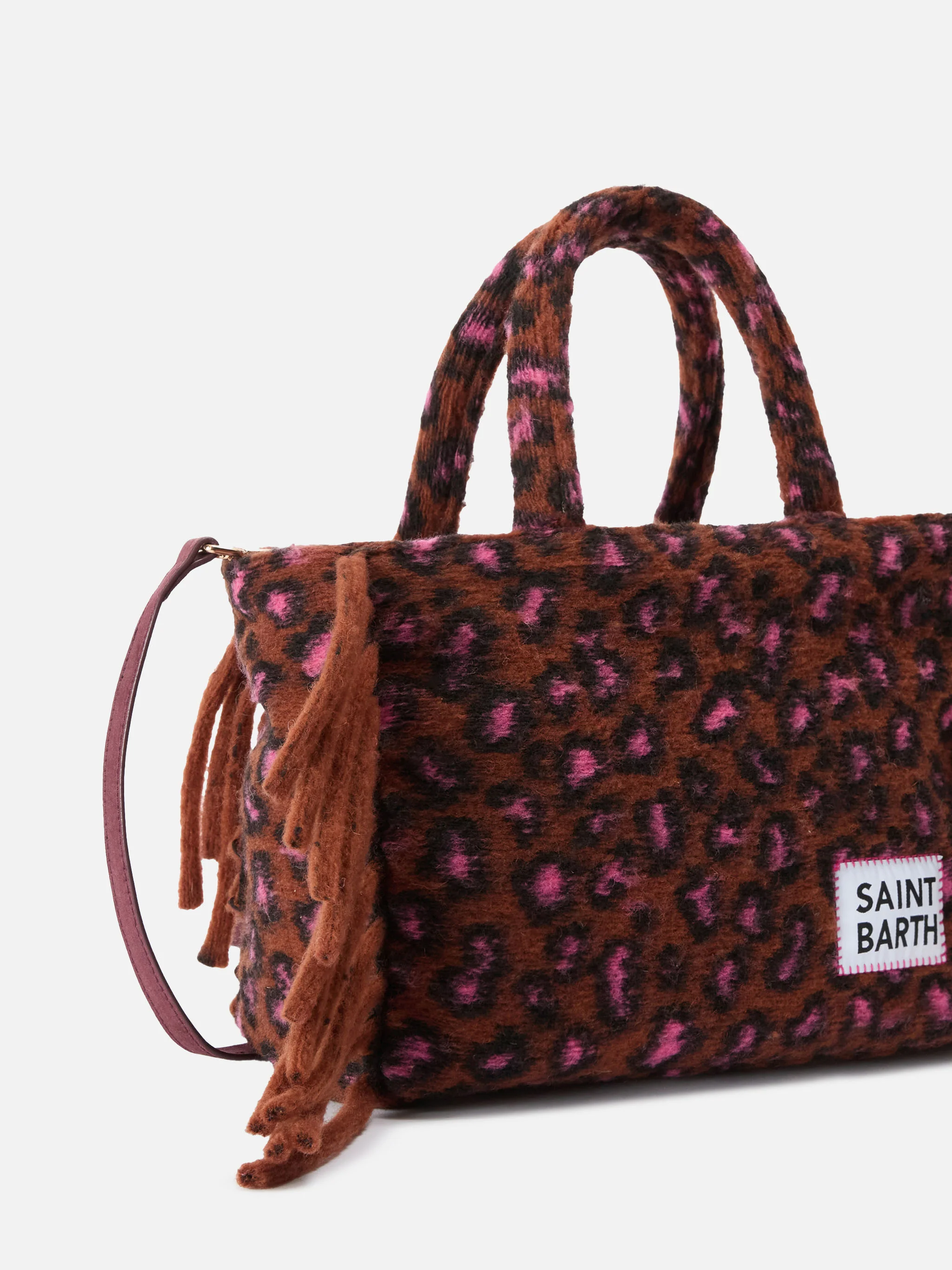 Borsa Colette Blanket stampa animalier verde - Image 3