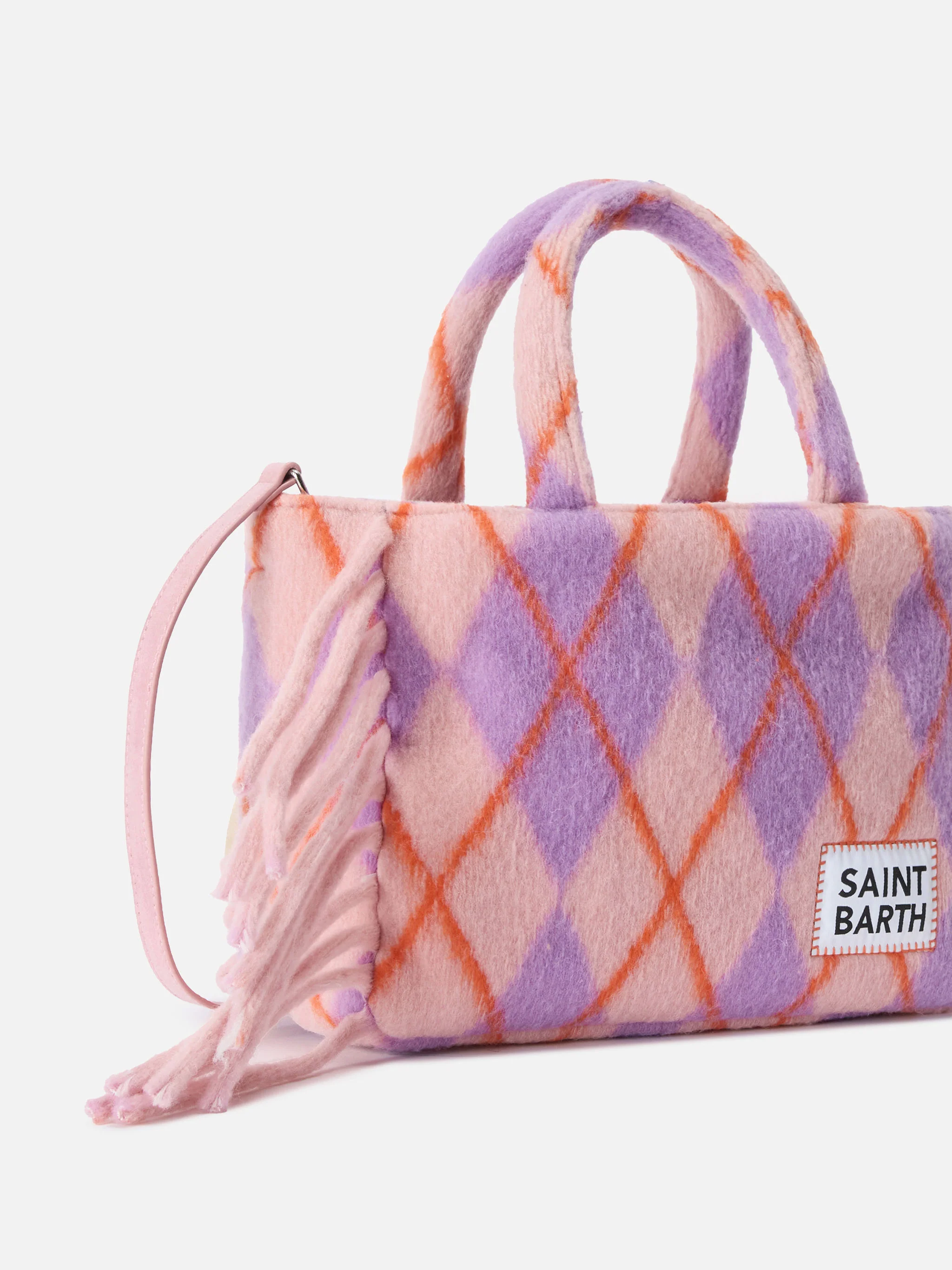 Borsa Colette Blanket con stampa argyle - Image 3