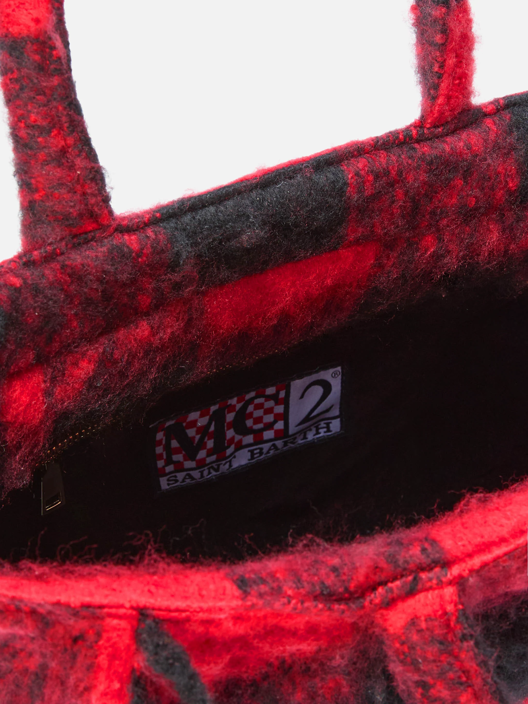 Borsa coperta Colette con stampa check - Image 4