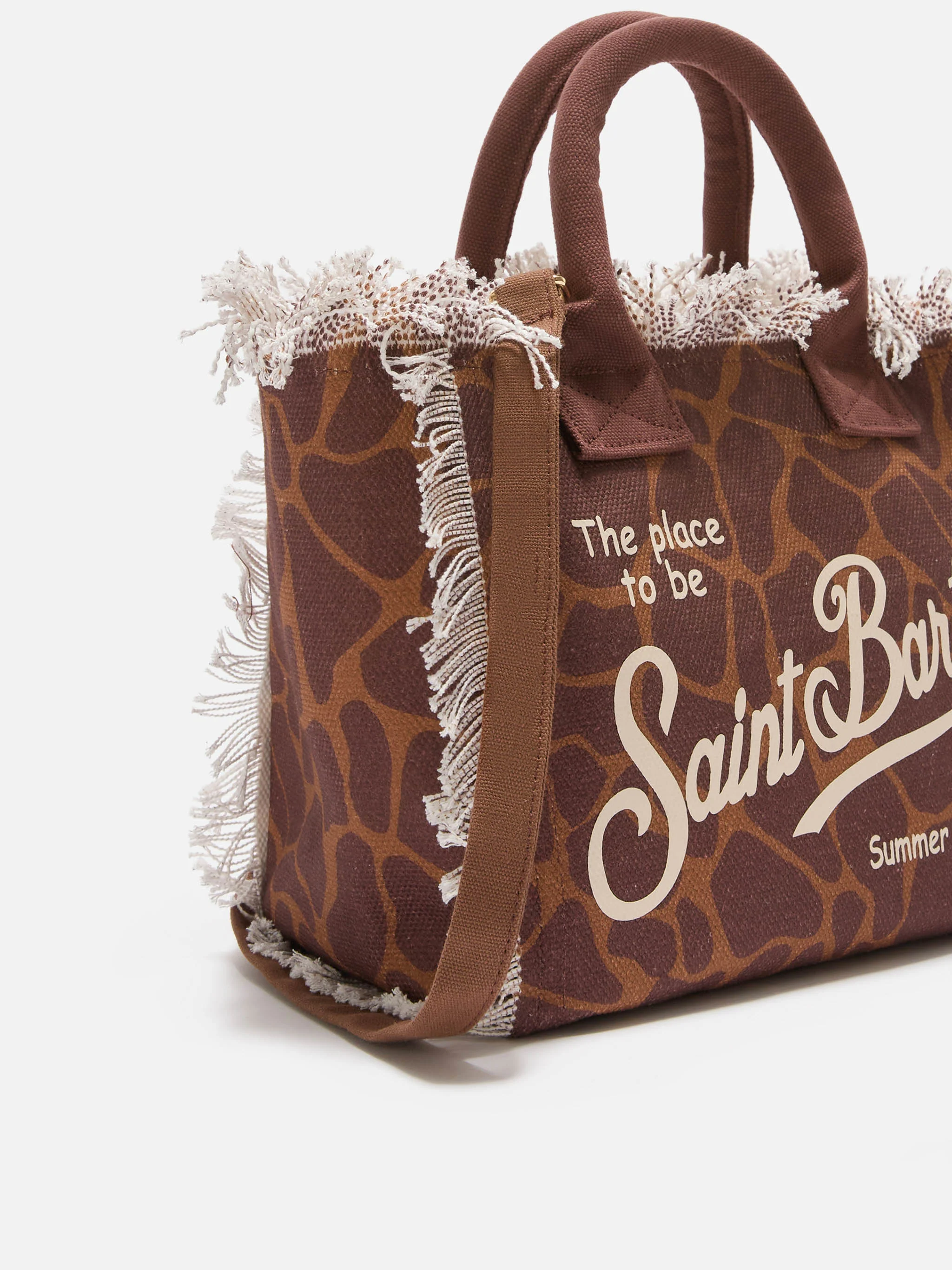 Borsa Colette in canvas con fantasia animalier - Image 3