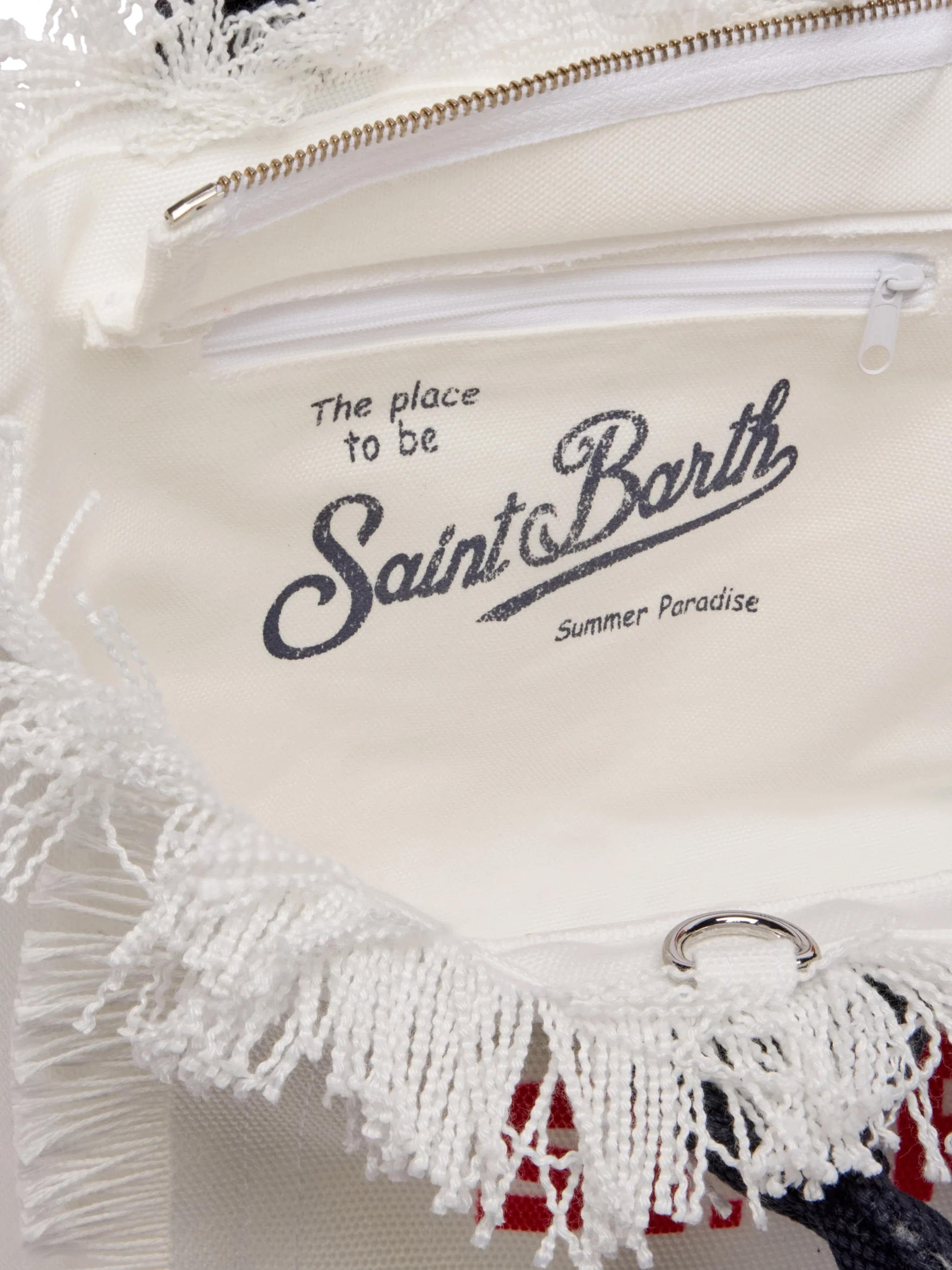 Borsa Colette in canvas di cotone con stampa cartolina St. Tropez - Image 5