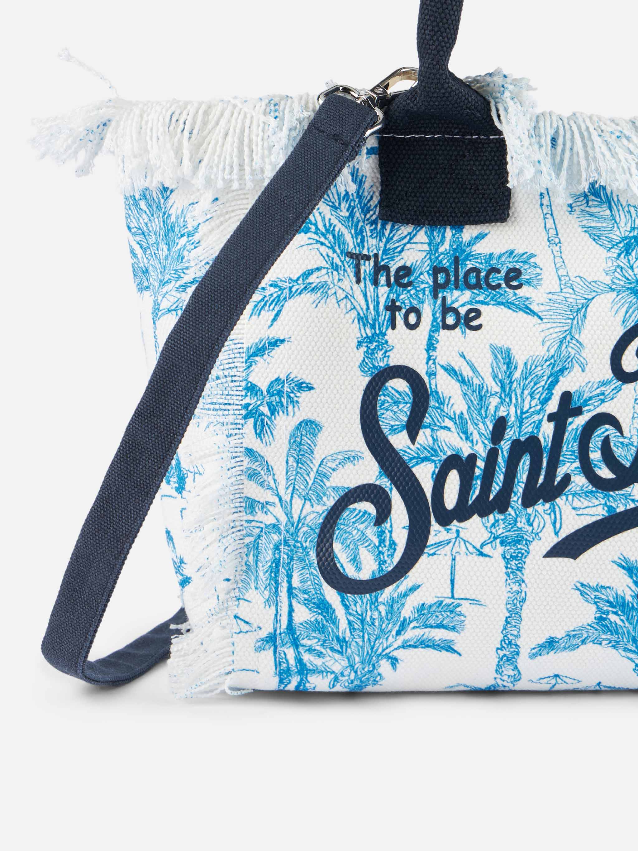Borsa Colette in canvas di cotone con stampa toile de jouy - Image 3
