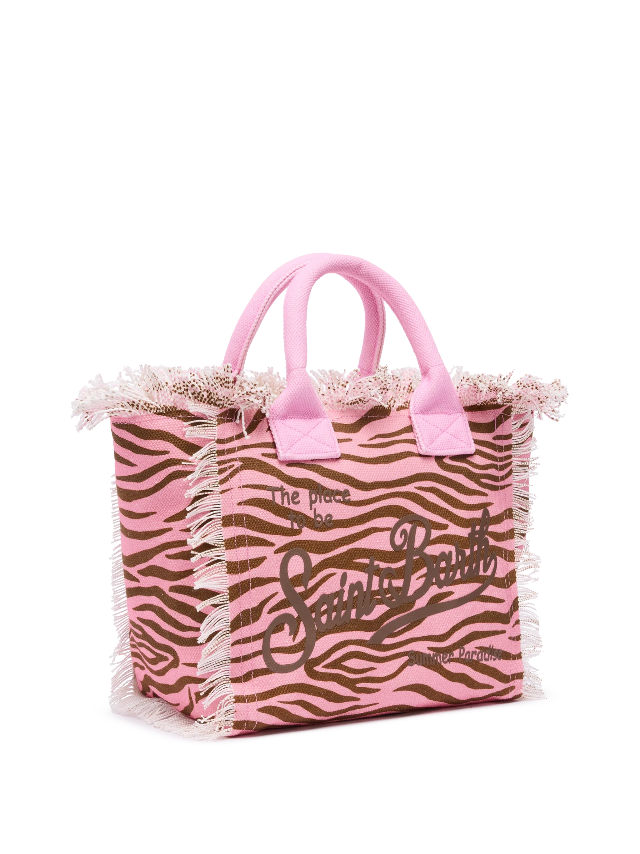 Borsa Colette in canvas di cotone con stampa zebrata - Image 4
