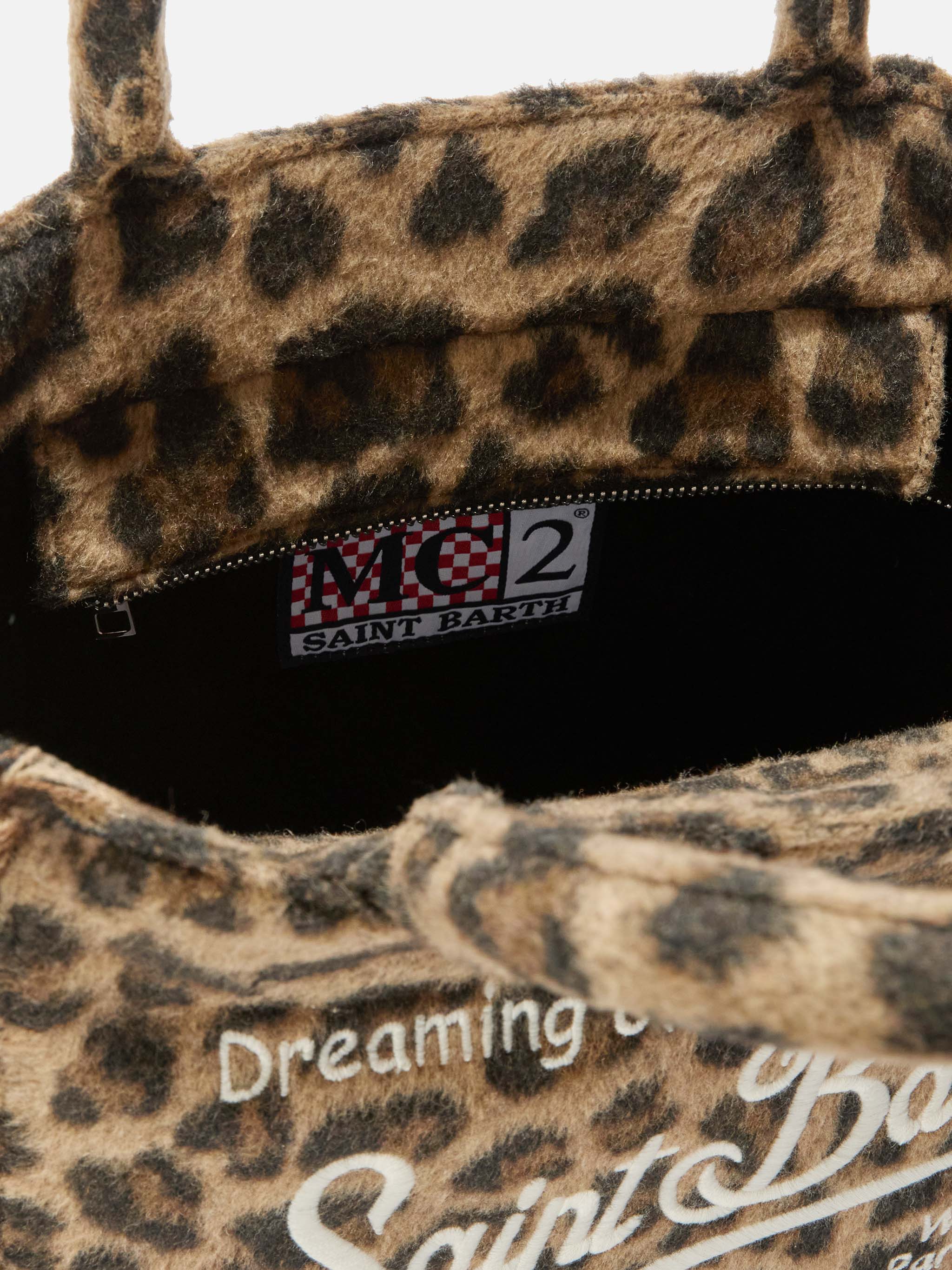 Borsa Colette Felt stampa leopardata - Image 5