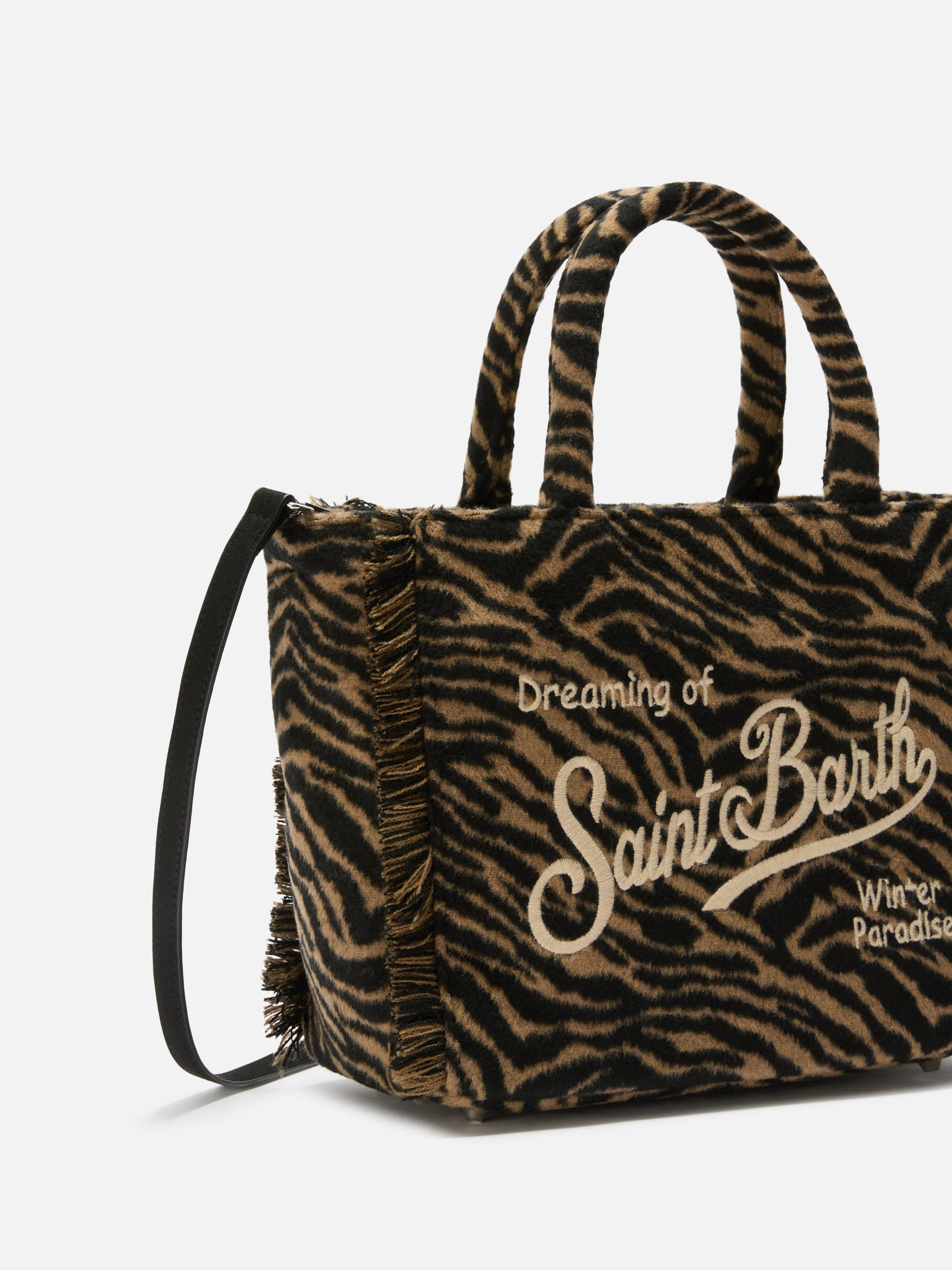 Borsa Colette Felt stampa zebra - Image 3