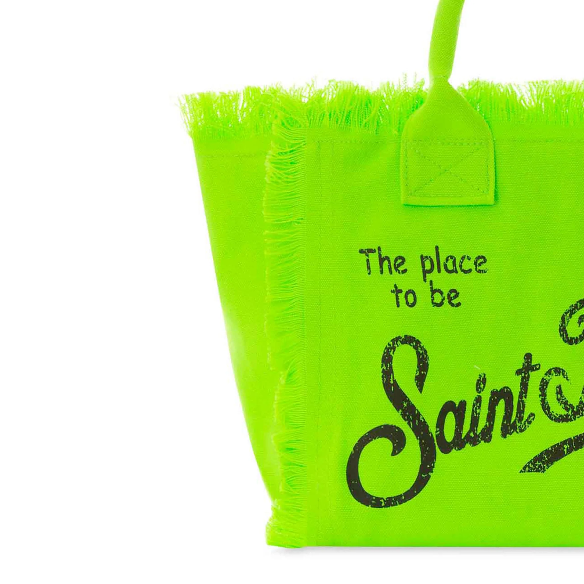 Borsa Colette in canvas di cotone verde fluo - Image 2