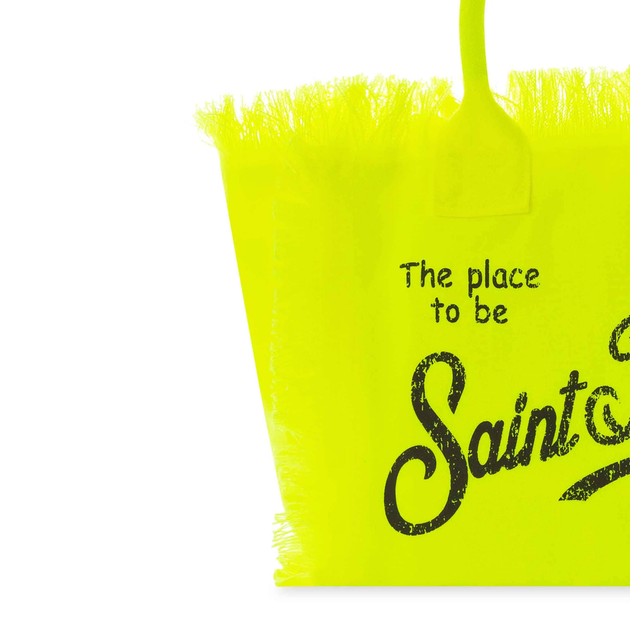 Borsa Colette in canvas di cotone giallo fluo - Image 2