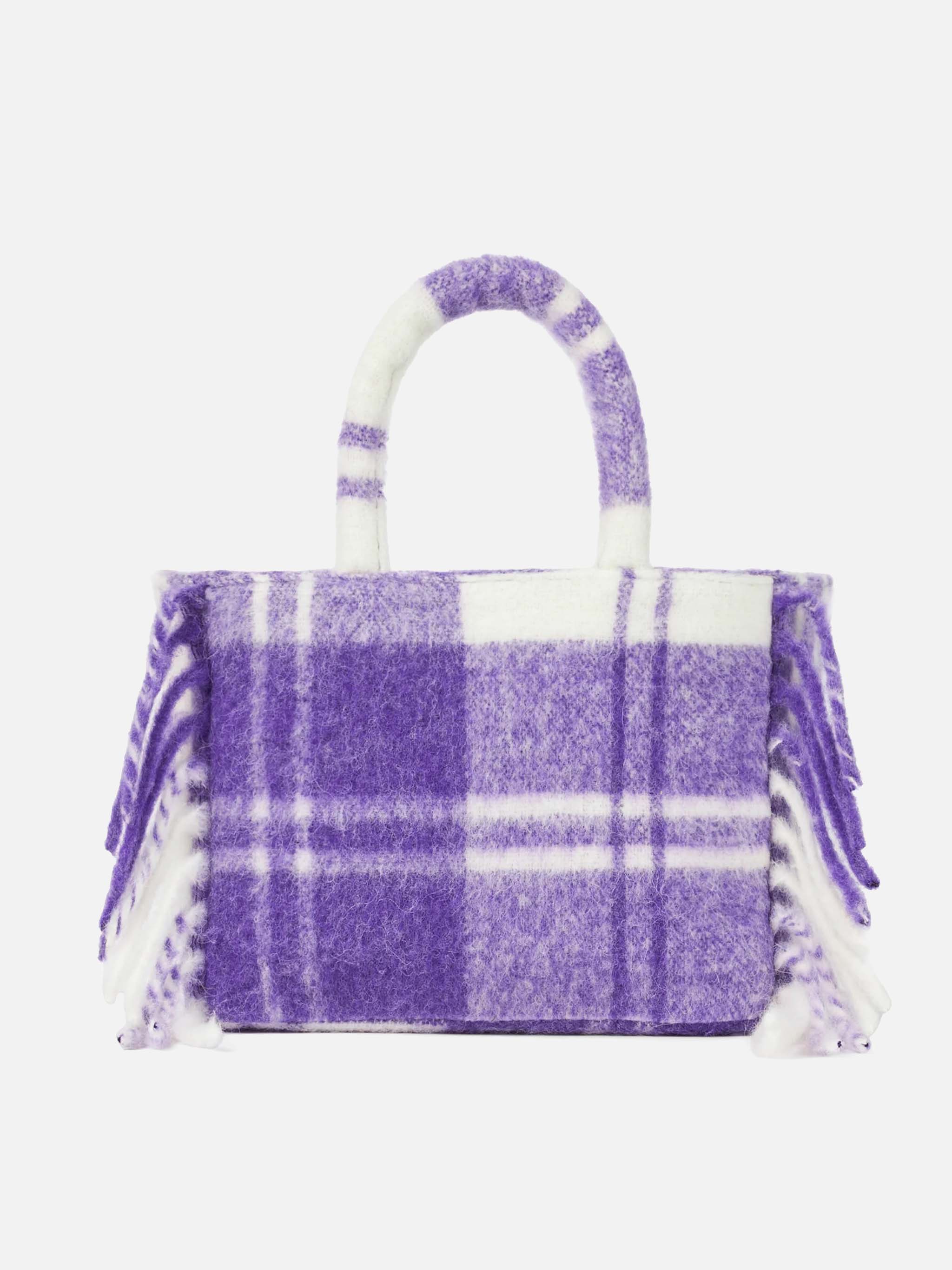 borsa Colette coperta con stampa tartan - Image 4