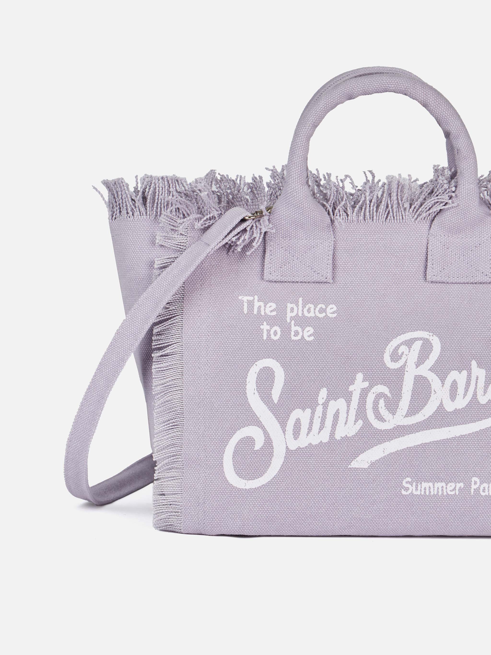 Borsa Colette in canvas di cotone lilla - Image 3