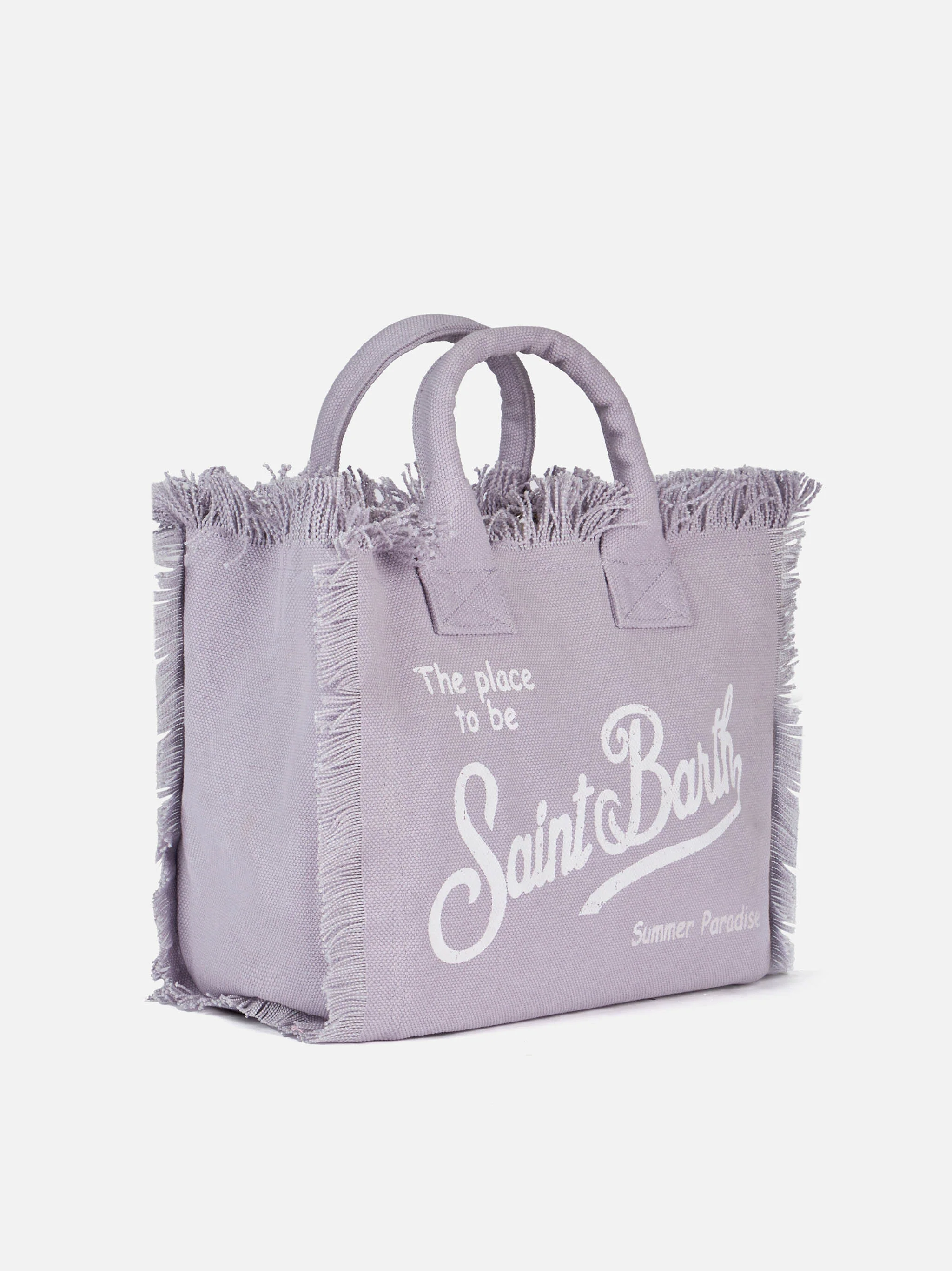 Borsa Colette in canvas di cotone lilla - Image 4
