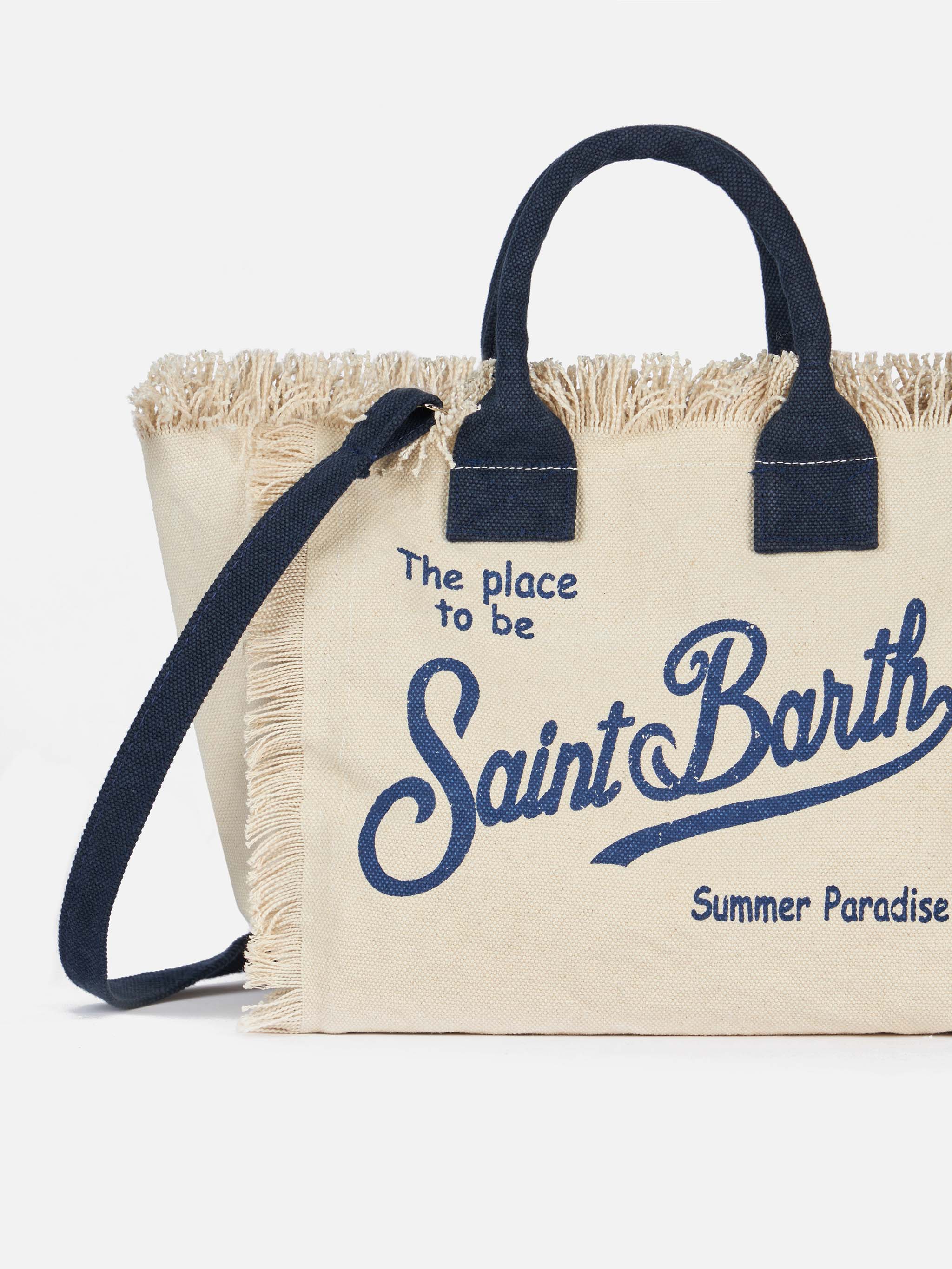 Borsa Colette in canvas di cotone bianco sporco - Image 3