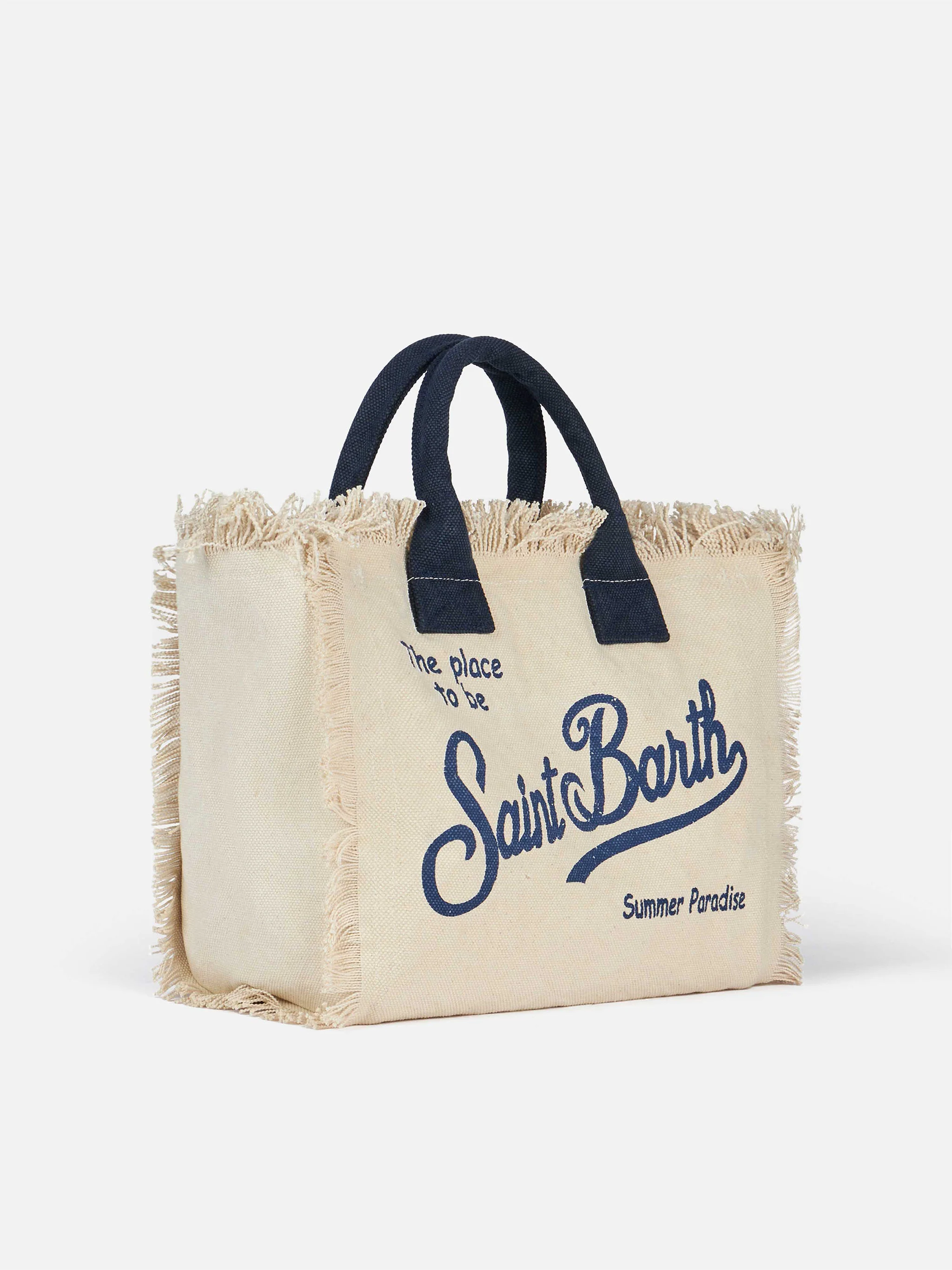 Borsa Colette in canvas di cotone bianco sporco - Image 4